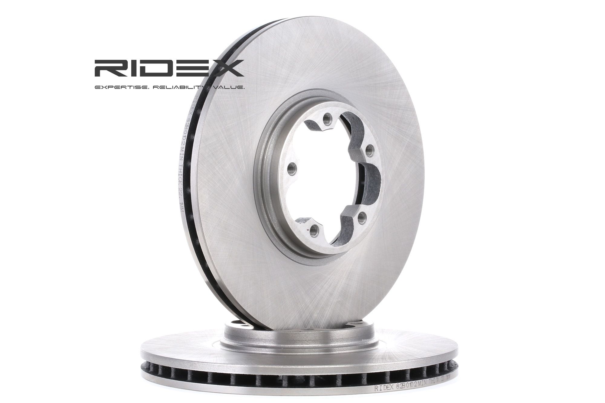 RIDEX Disques De Frein 82B0102 Frein à Disque,Disque de frein FORD,TRANSIT Furgón FA_ _,TRANSIT Caja
