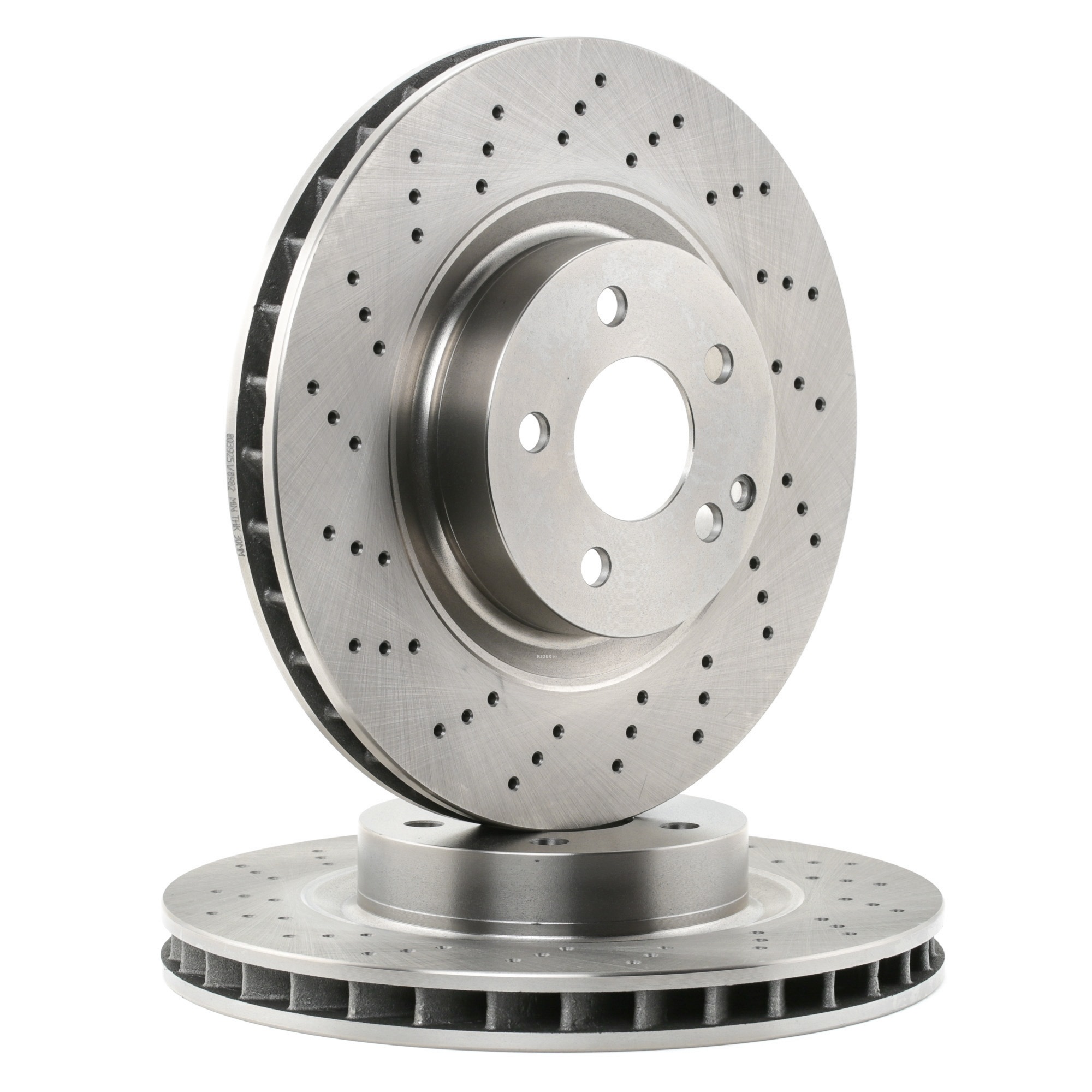 RIDEX Disques De Frein 82B0562 Frein à Disque,Disque de frein MERCEDES-BENZ,CLASE E W211,CLS C219,CL