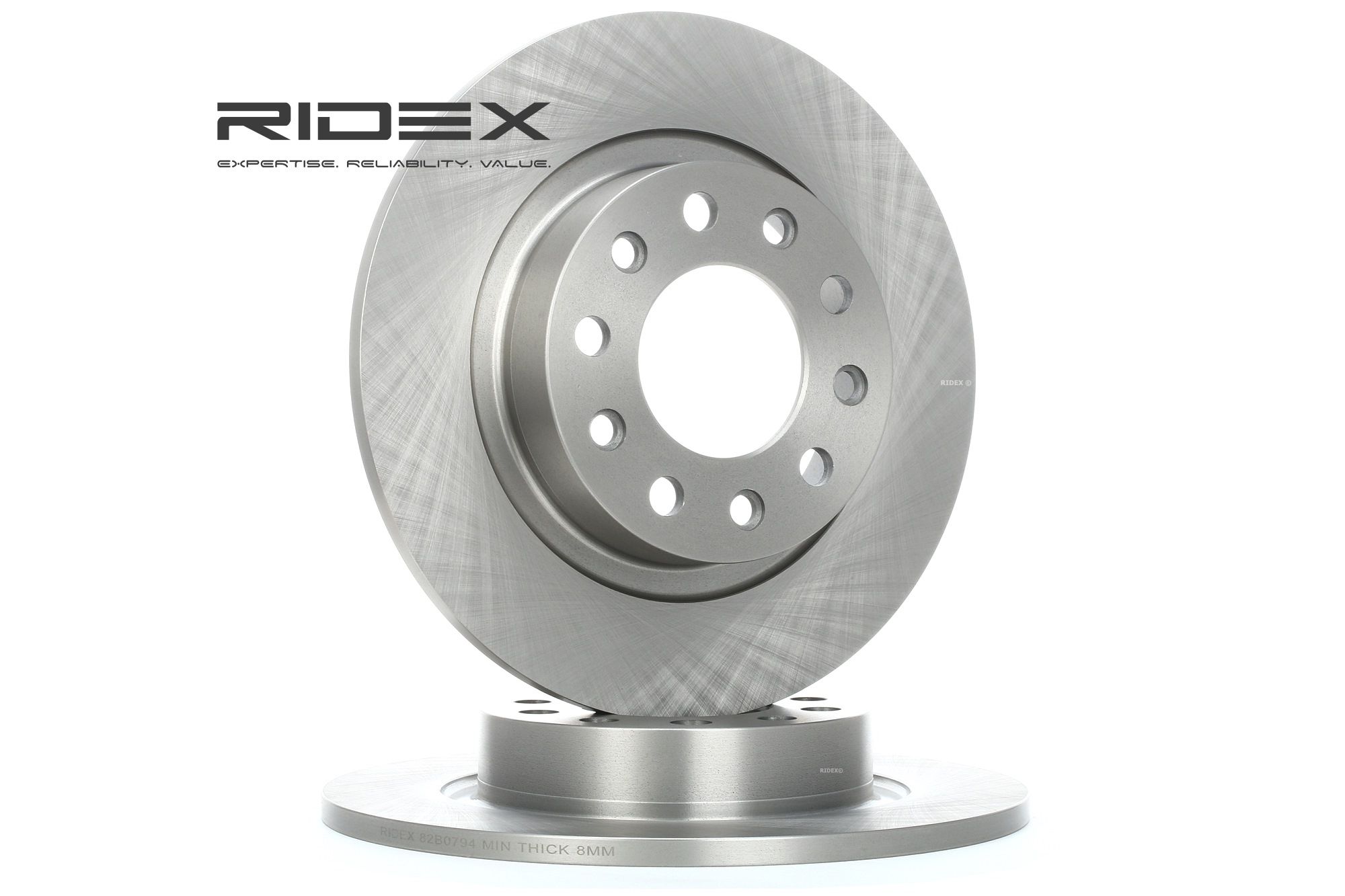 RIDEX Disques De Frein 82B0794 Frein à Disque,Disque de frein ALFA ROMEO,GIULIETTA 940