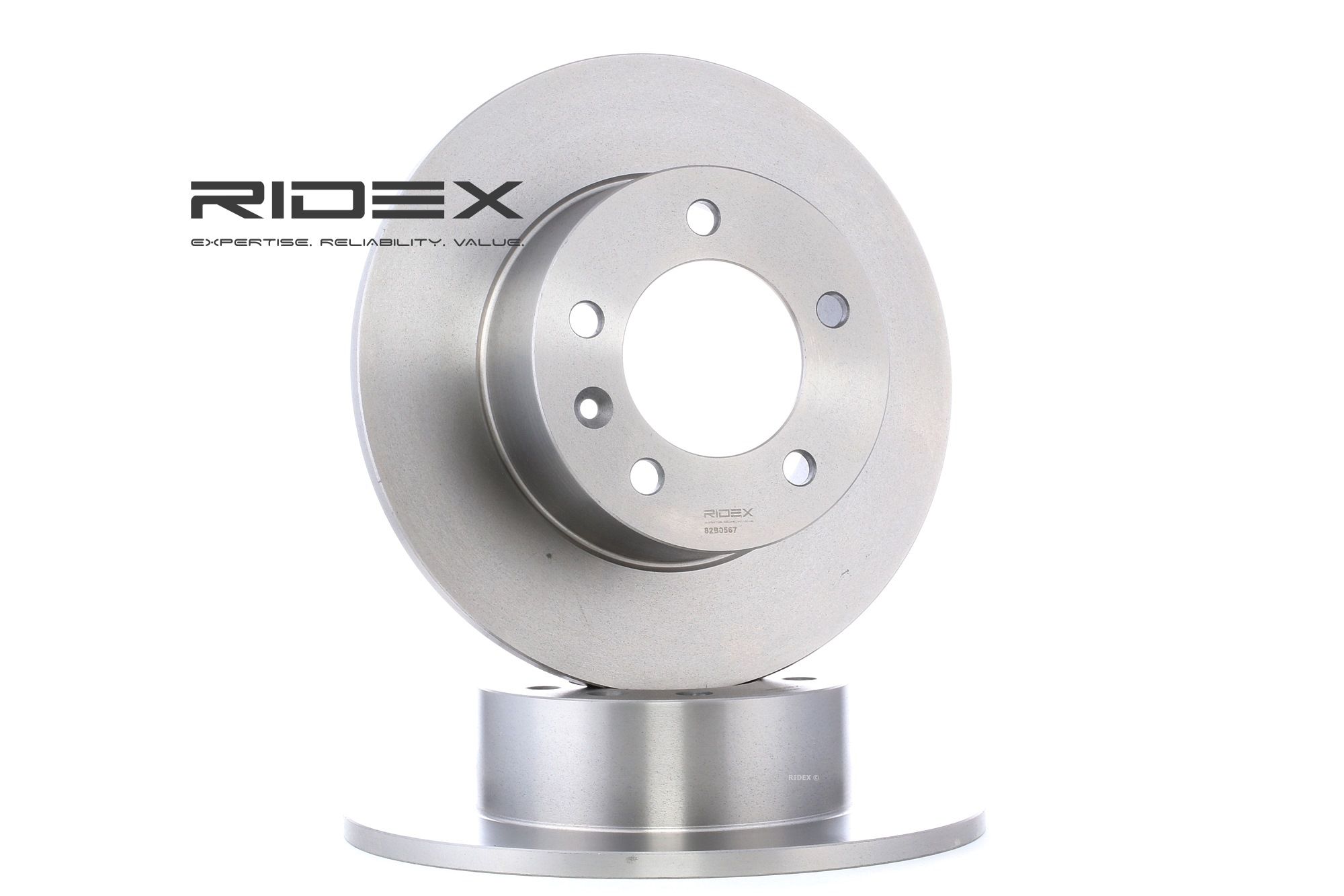 RIDEX Disques De Frein 82B0567 Frein à Disque,Disque de frein OPEL,RENAULT,NISSAN,MOVANO B Furgón,MO