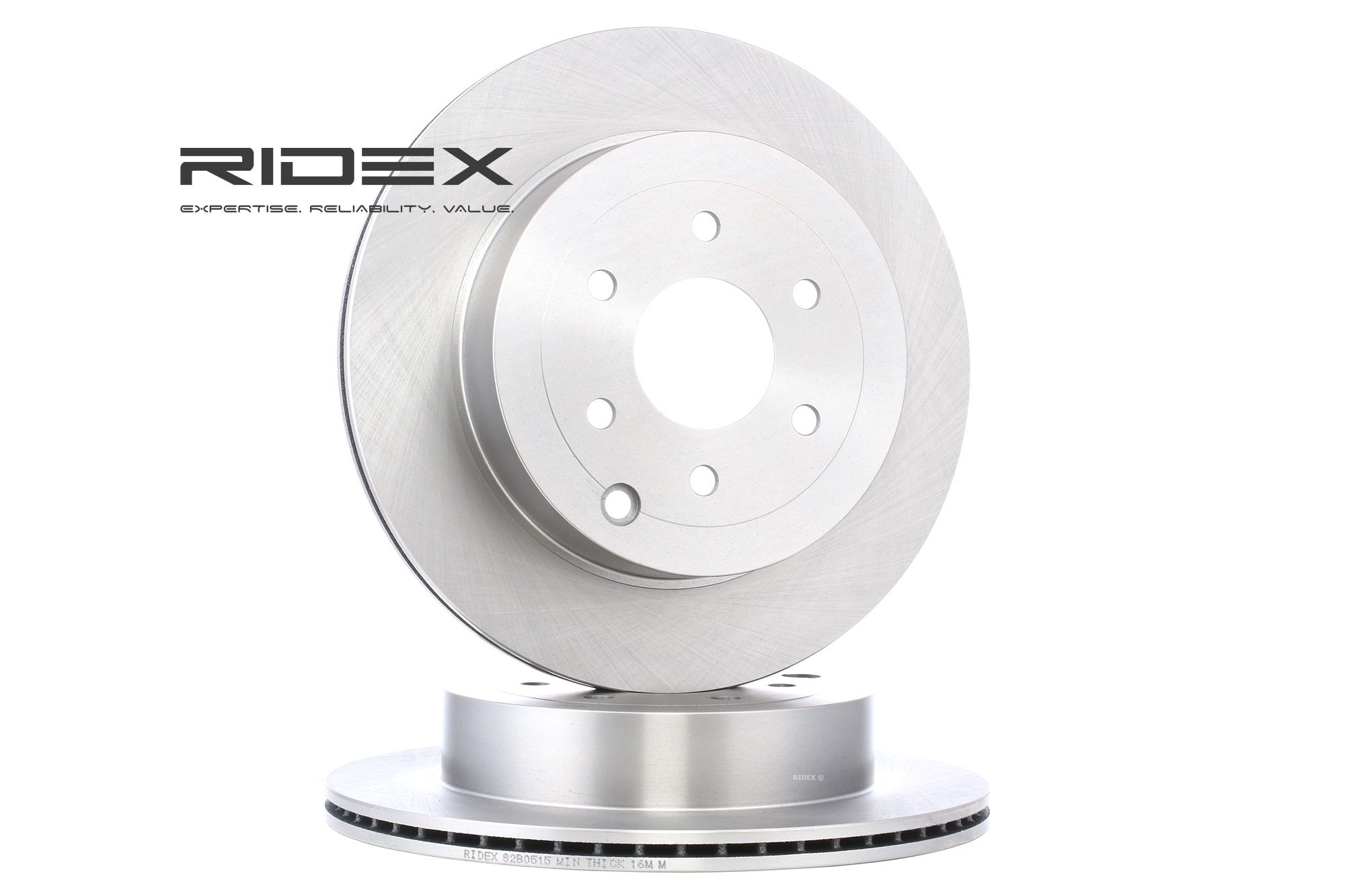 RIDEX Disques De Frein 82B0515 Frein à Disque,Disque de frein NISSAN,NAVARA D40,PATHFINDER R51,NAVAR