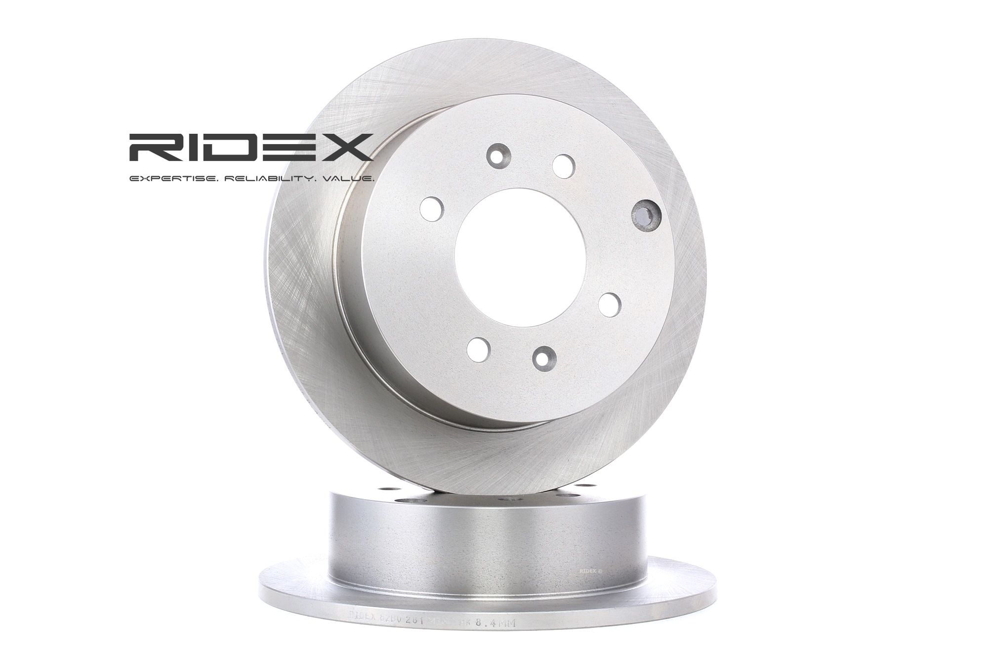 RIDEX Disques De Frein 82B0281 Frein à Disque,Disque de frein HYUNDAI,KIA,MATRIX FC,SONATA IV EF,SON
