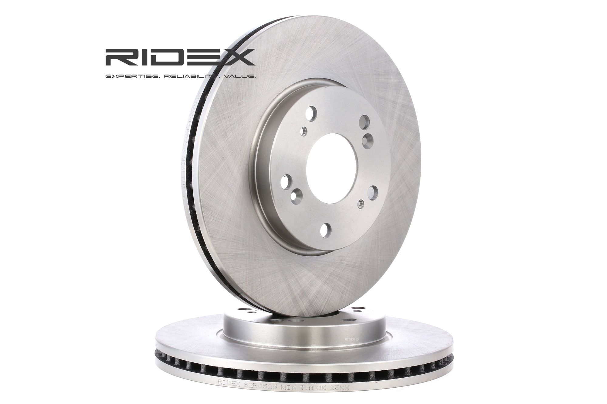 RIDEX Disques De Frein 82B0525 Frein à Disque,Disque de frein HONDA,ACCORD VII CL,ACCORD VII Tourer