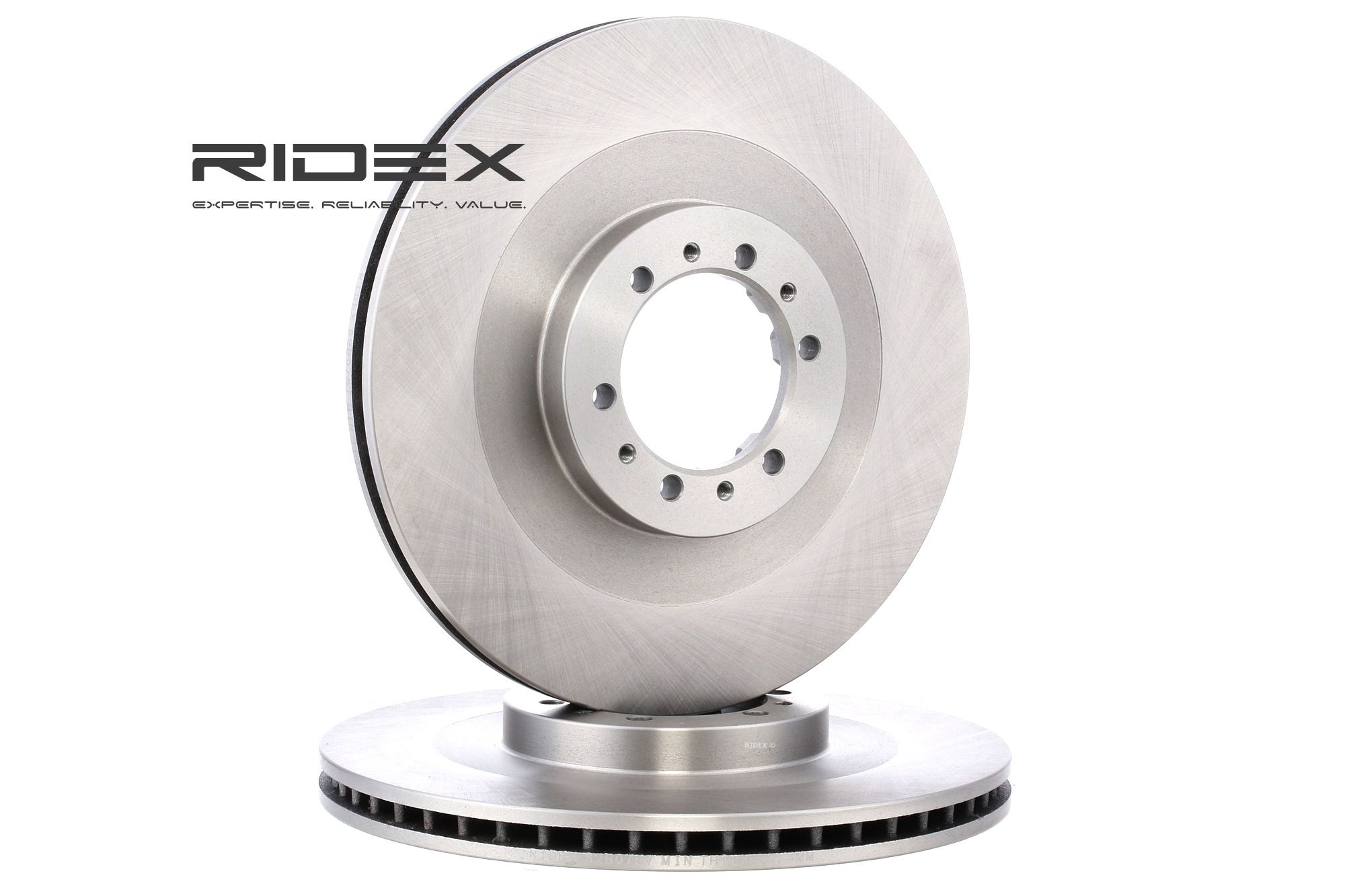 RIDEX Disques De Frein 82B0757 Frein à Disque,Disque de frein MITSUBISHI,L 200 K7_T, K6_T,PAJERO III