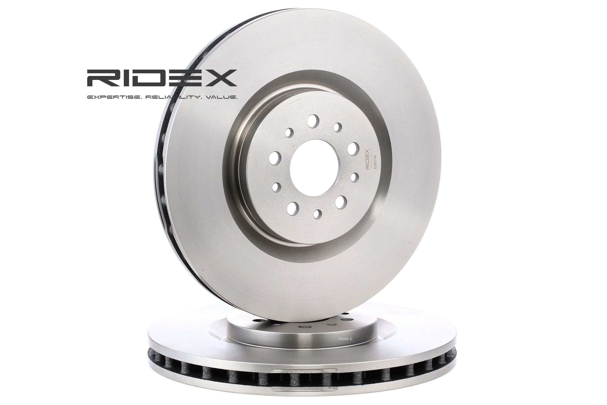 RIDEX Disques De Frein 82B0746 Frein à Disque,Disque de frein ALFA ROMEO,147 937,GT 937,156 932,156 