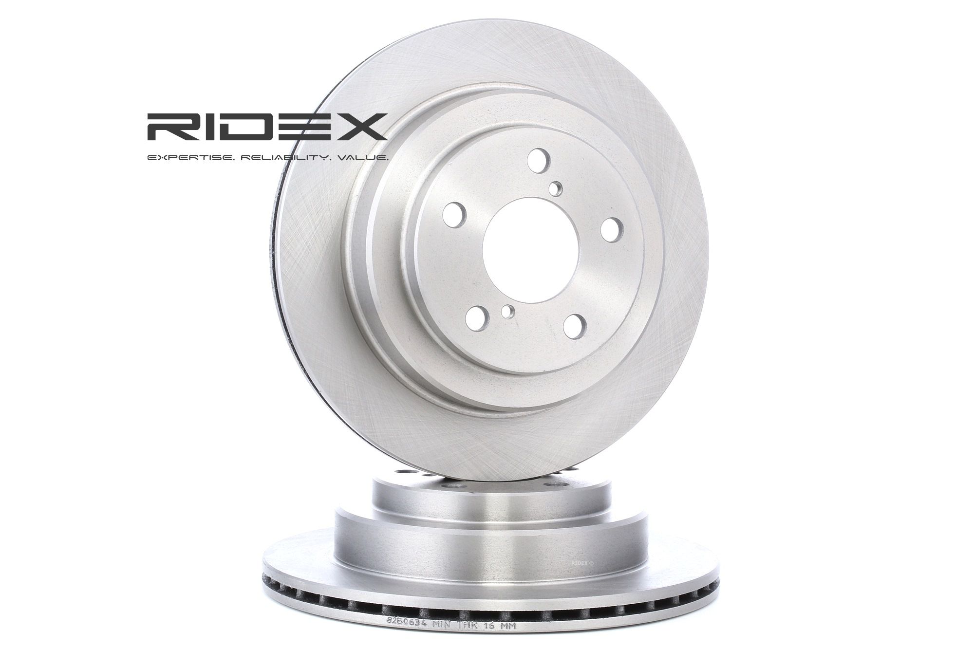 RIDEX Disques De Frein 82B0634 Frein à Disque,Disque de frein SUBARU,IMPREZA Sedán GC,LEGACY IV Ranc