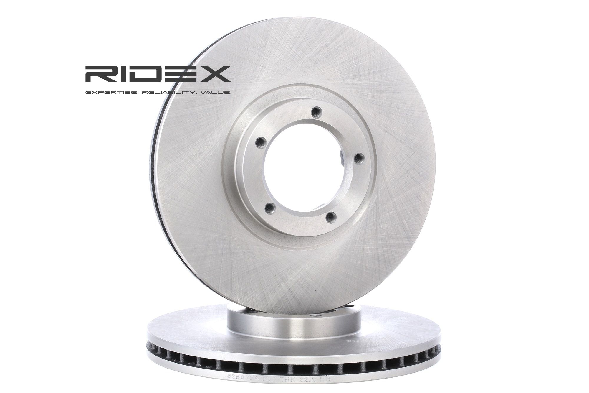RIDEX Disques De Frein 82B0754 Frein à Disque,Disque de frein FORD,TRANSIT MK-5 Caja/Chasis E_ _,TRA