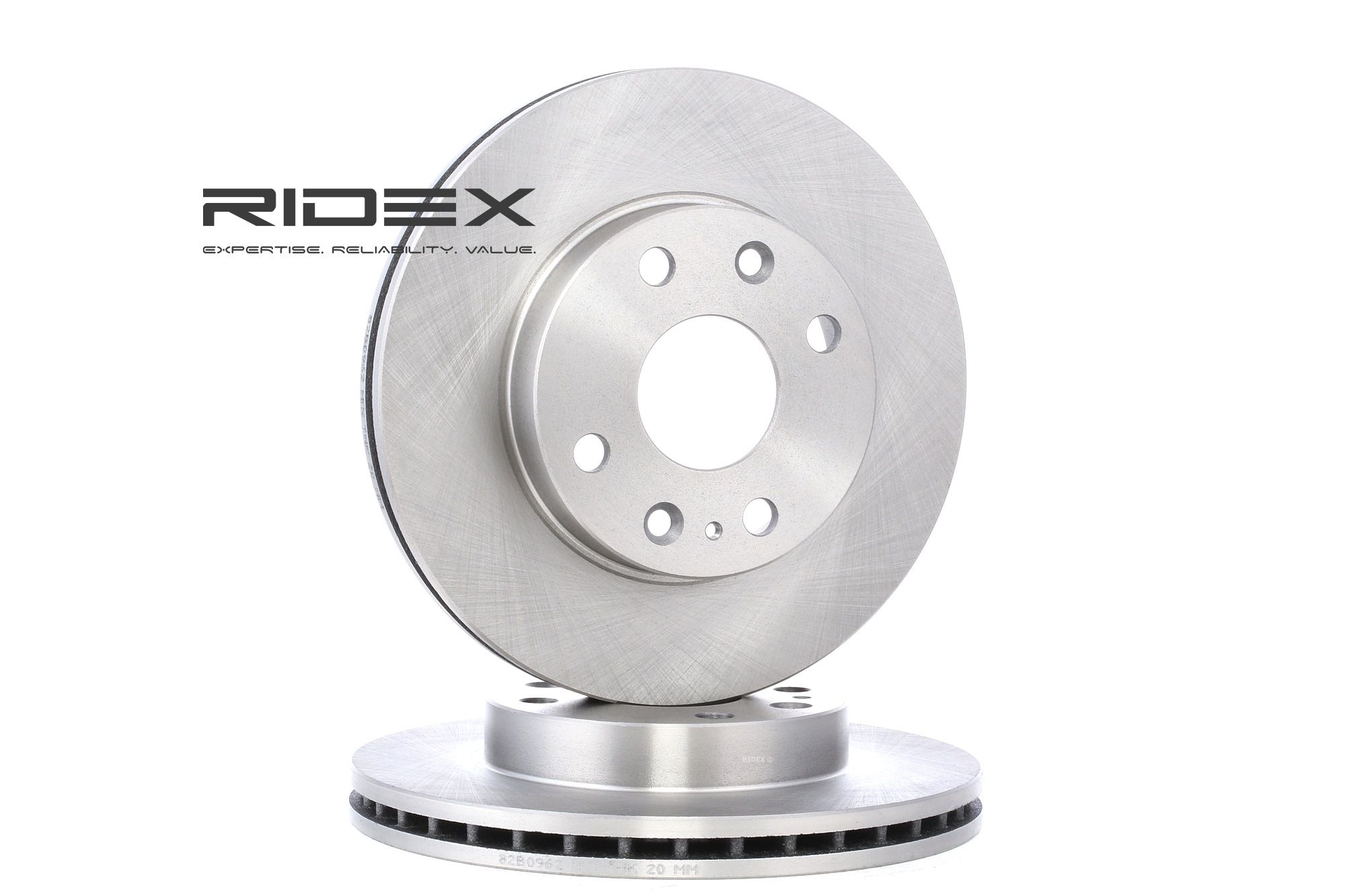 RIDEX Disques De Frein 82B0962 Frein à Disque,Disque de frein KIA,RIO Ranchera familiar DC,RIO Sedán