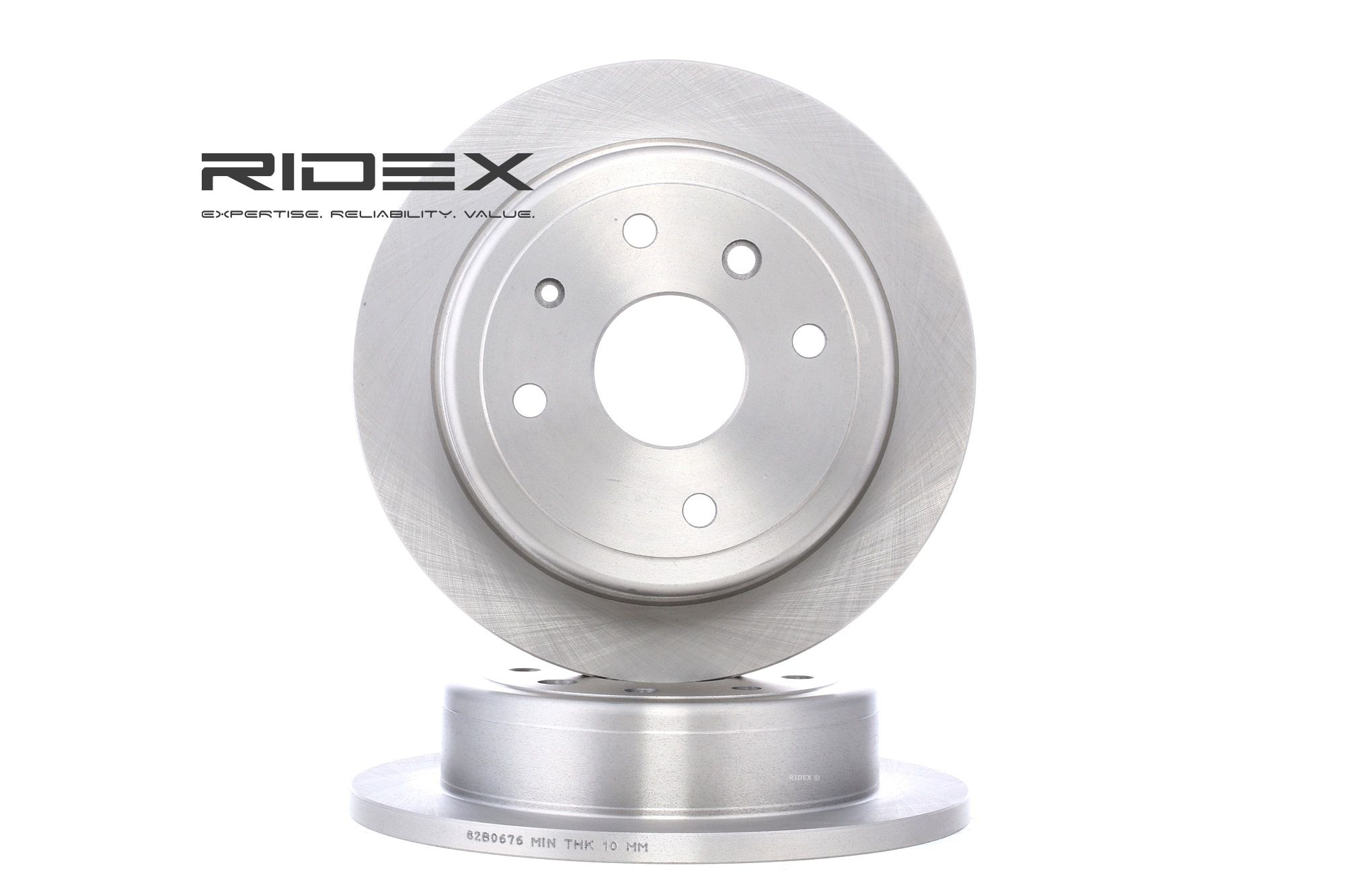 RIDEX Disques De Frein 82B0676 Frein à Disque,Disque de frein DAEWOO,CHEVROLET,EVANDA KLAL,TOSCA,EVA