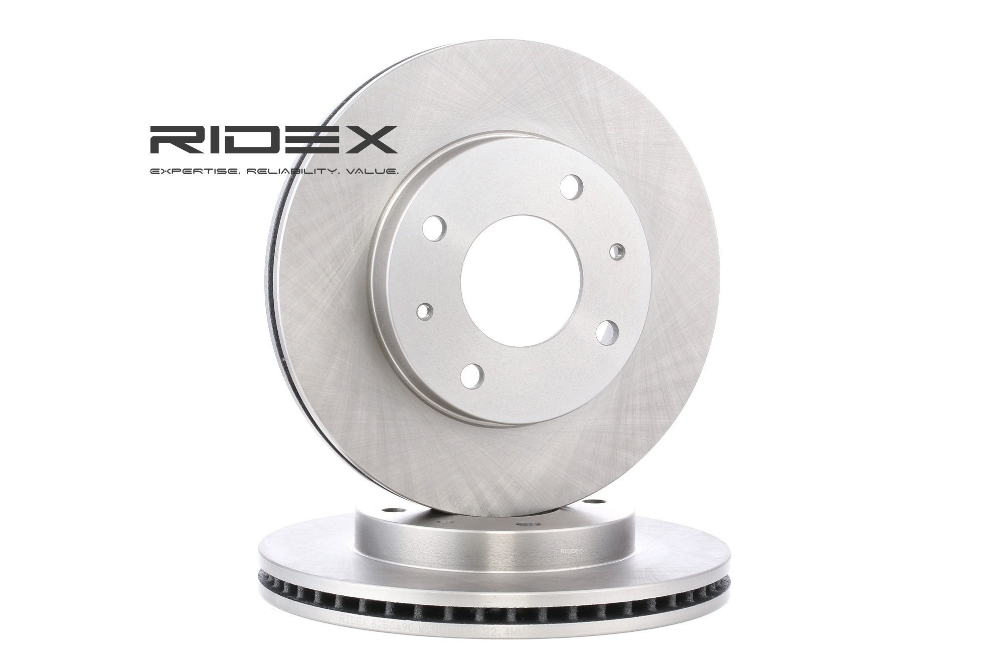 RIDEX Disques De Frein 82B0490 Frein à Disque,Disque de frein HYUNDAI,MATRIX FC,COUPE RD,ELANTRA XD,
