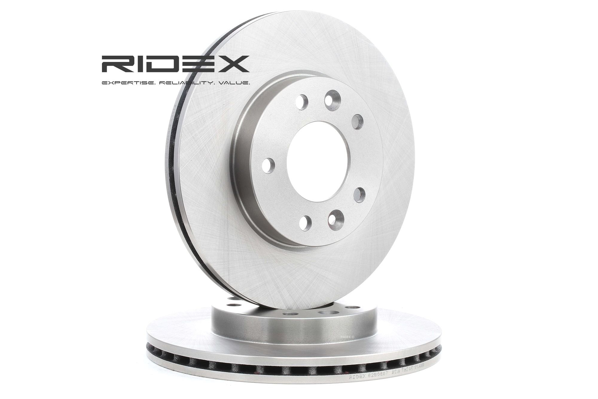 RIDEX Disques De Frein 82B0857 Frein à Disque,Disque de frein KIA,CARNIVAL II GQ,CARNIVAL I UP