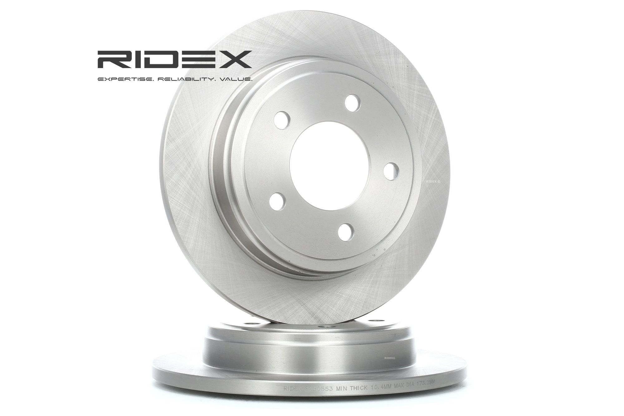 RIDEX Disques De Frein 82B0553 Frein à Disque,Disque de frein CHRYSLER,300 M LR,NEW YORKER