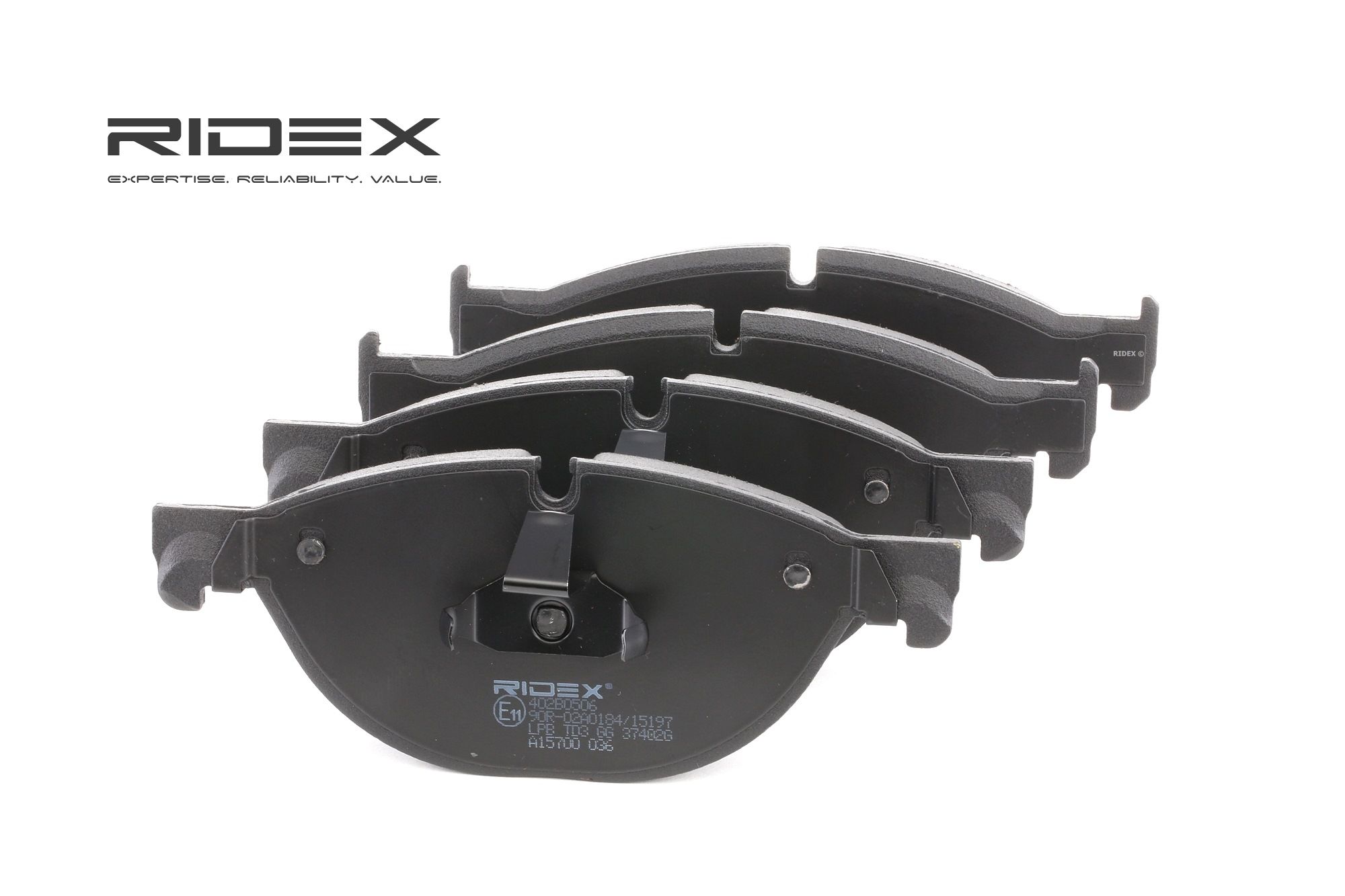 RIDEX Plaquettes De Frein 402B0506 Jeu De Plaquettes De Frein,Jeu de plaquettes de frein, frein à di