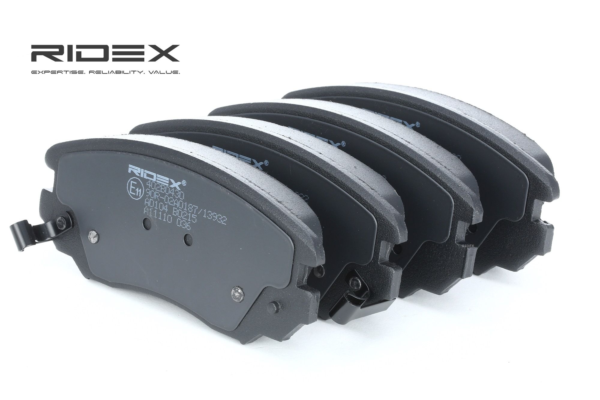 RIDEX Plaquettes De Frein 402B0430 Jeu De Plaquettes De Frein,Jeu de plaquettes de frein, frein à di