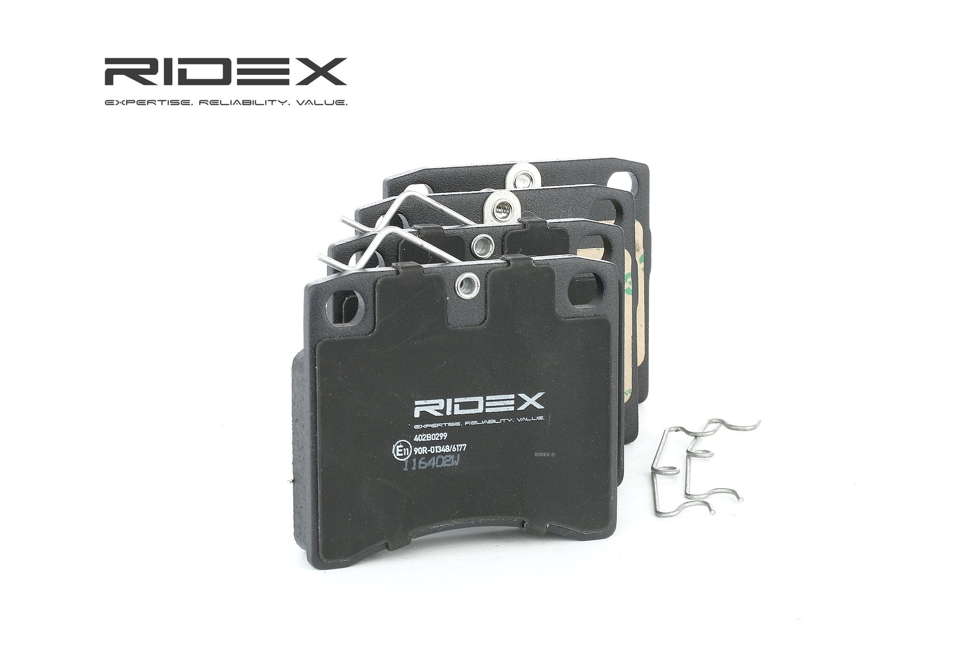 RIDEX Plaquettes De Frein 402B0299 Jeu De Plaquettes De Frein,Jeu de plaquettes de frein, frein à di