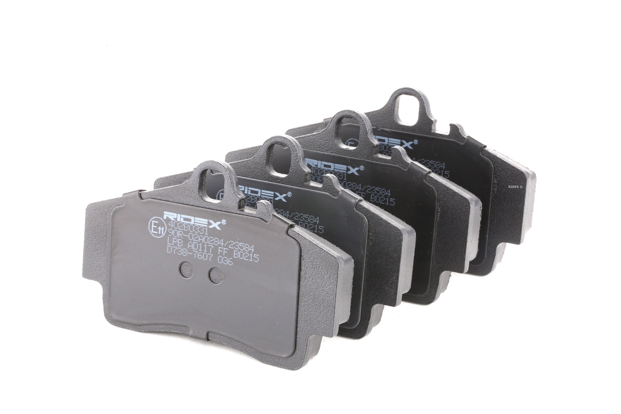 RIDEX Plaquettes De Frein 402B0331 Jeu De Plaquettes De Frein,Jeu de plaquettes de frein, frein à di