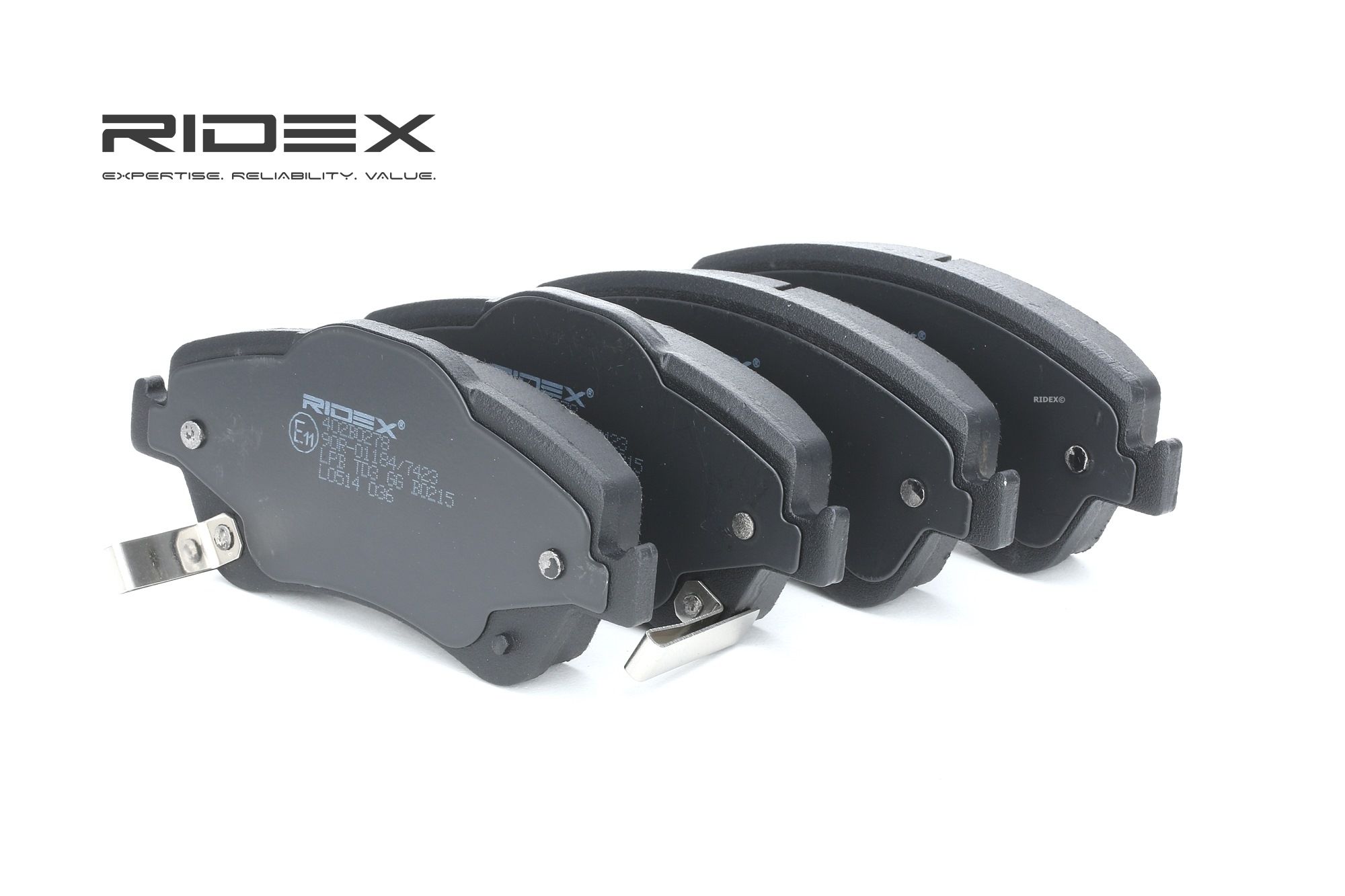 RIDEX Plaquettes De Frein 402B0278 Jeu De Plaquettes De Frein,Jeu de plaquettes de frein, frein à di
