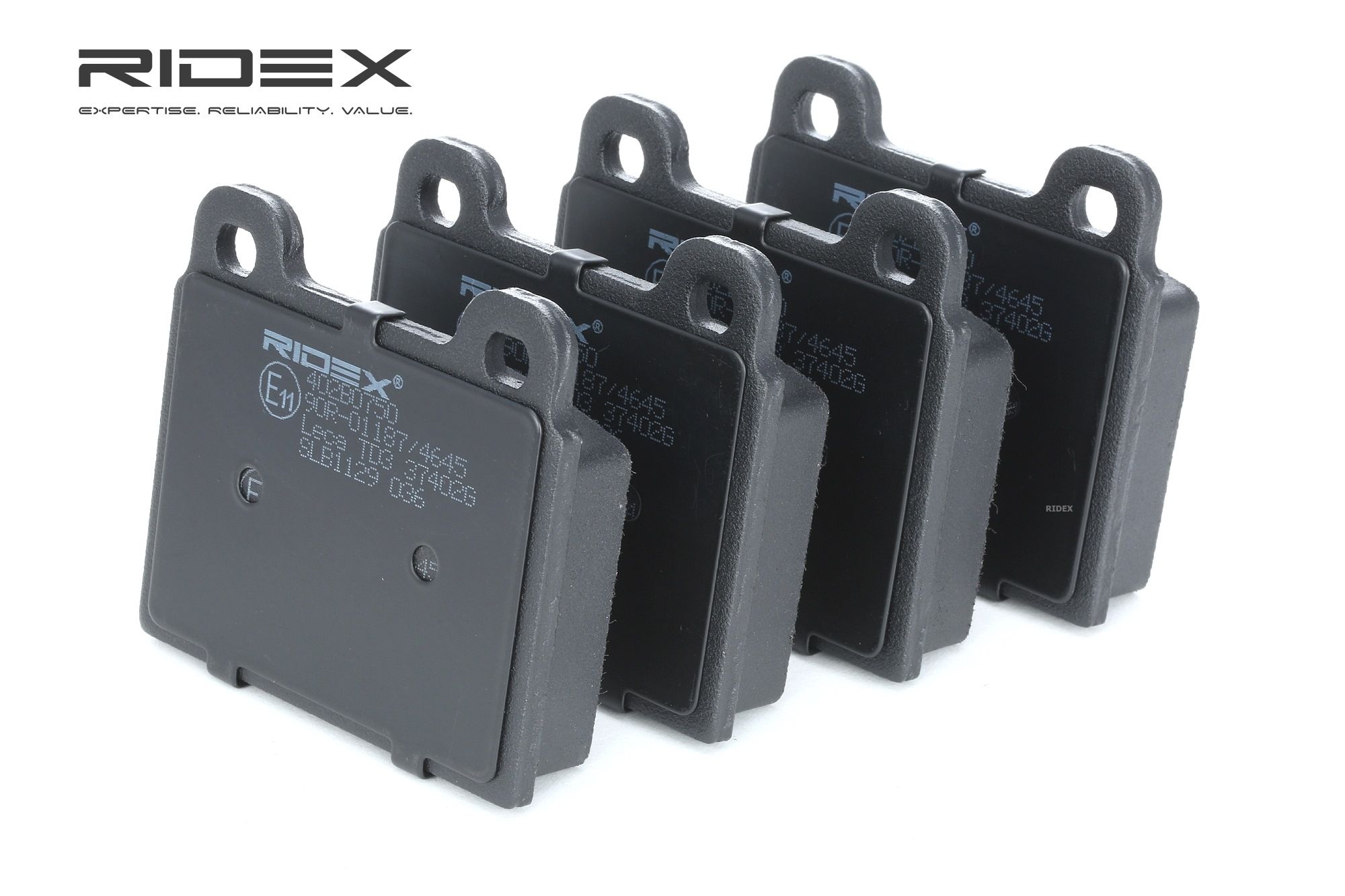 RIDEX Plaquettes De Frein 402B0750 Jeu De Plaquettes De Frein,Jeu de plaquettes de frein, frein à di