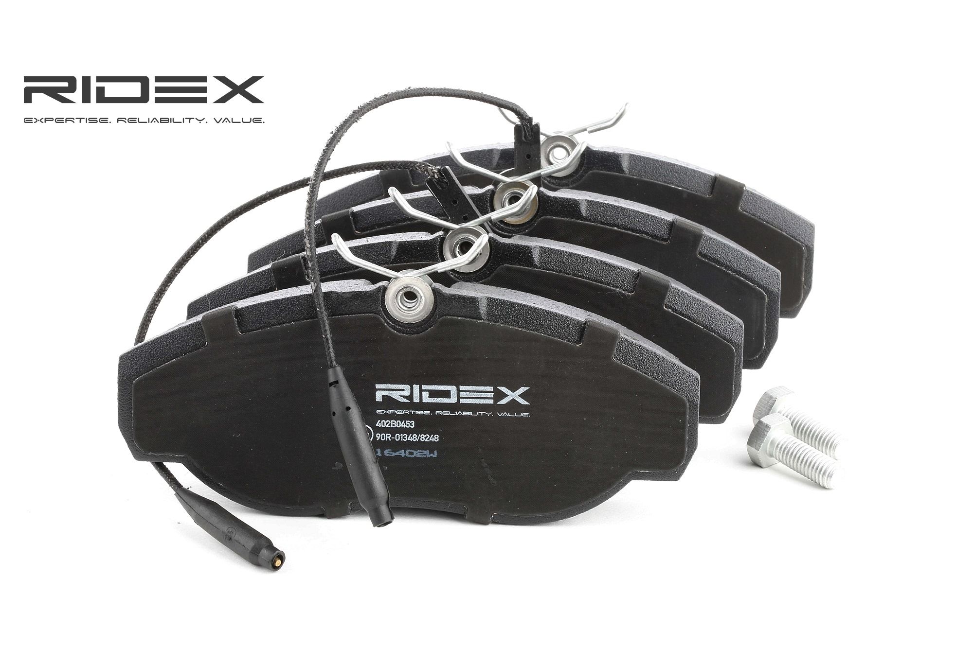 RIDEX Plaquettes De Frein 402B0453 Jeu De Plaquettes De Frein,Jeu de plaquettes de frein, frein à di