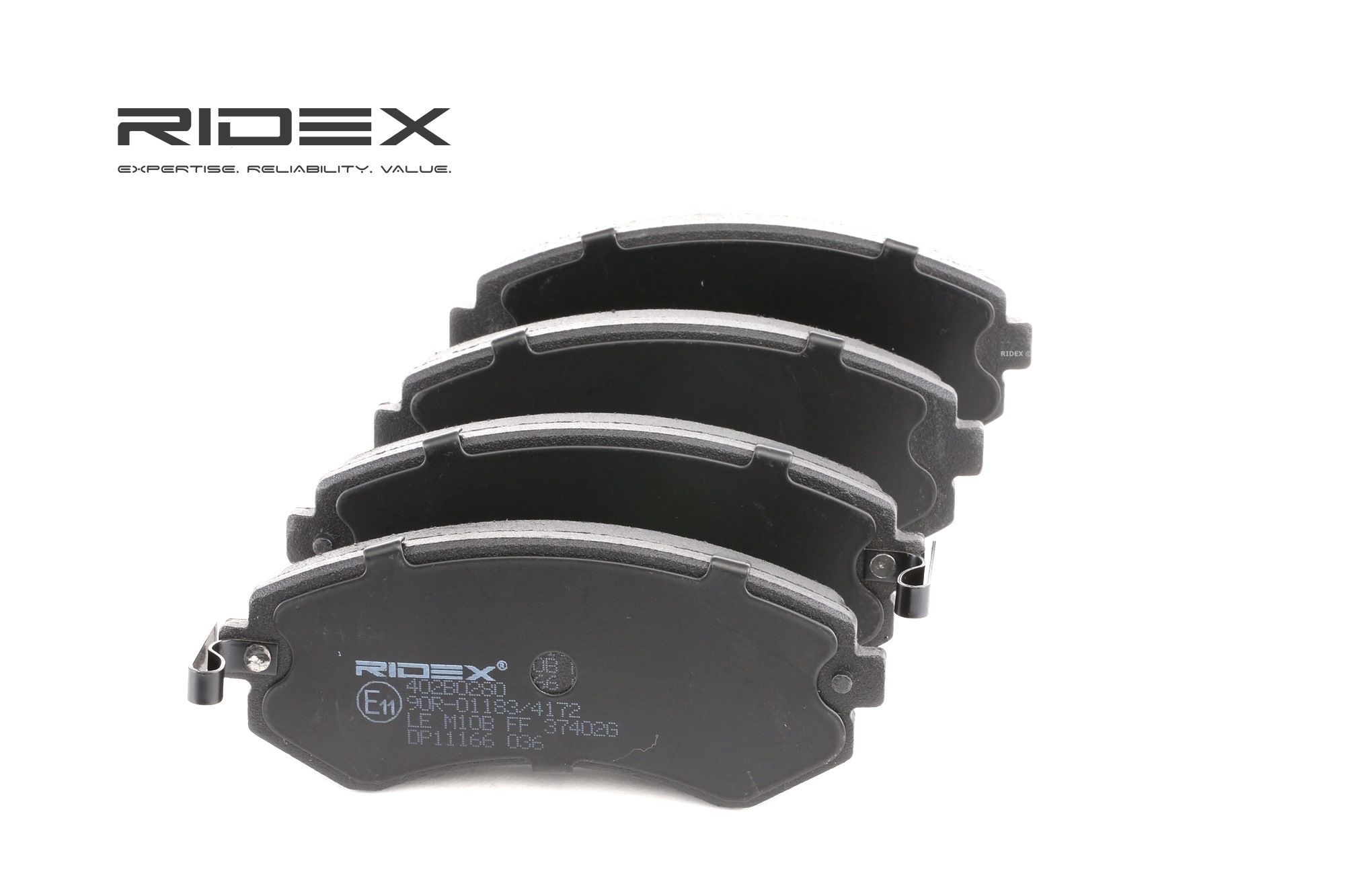 RIDEX Plaquettes De Frein 402B0280 Jeu De Plaquettes De Frein,Jeu de plaquettes de frein, frein à di