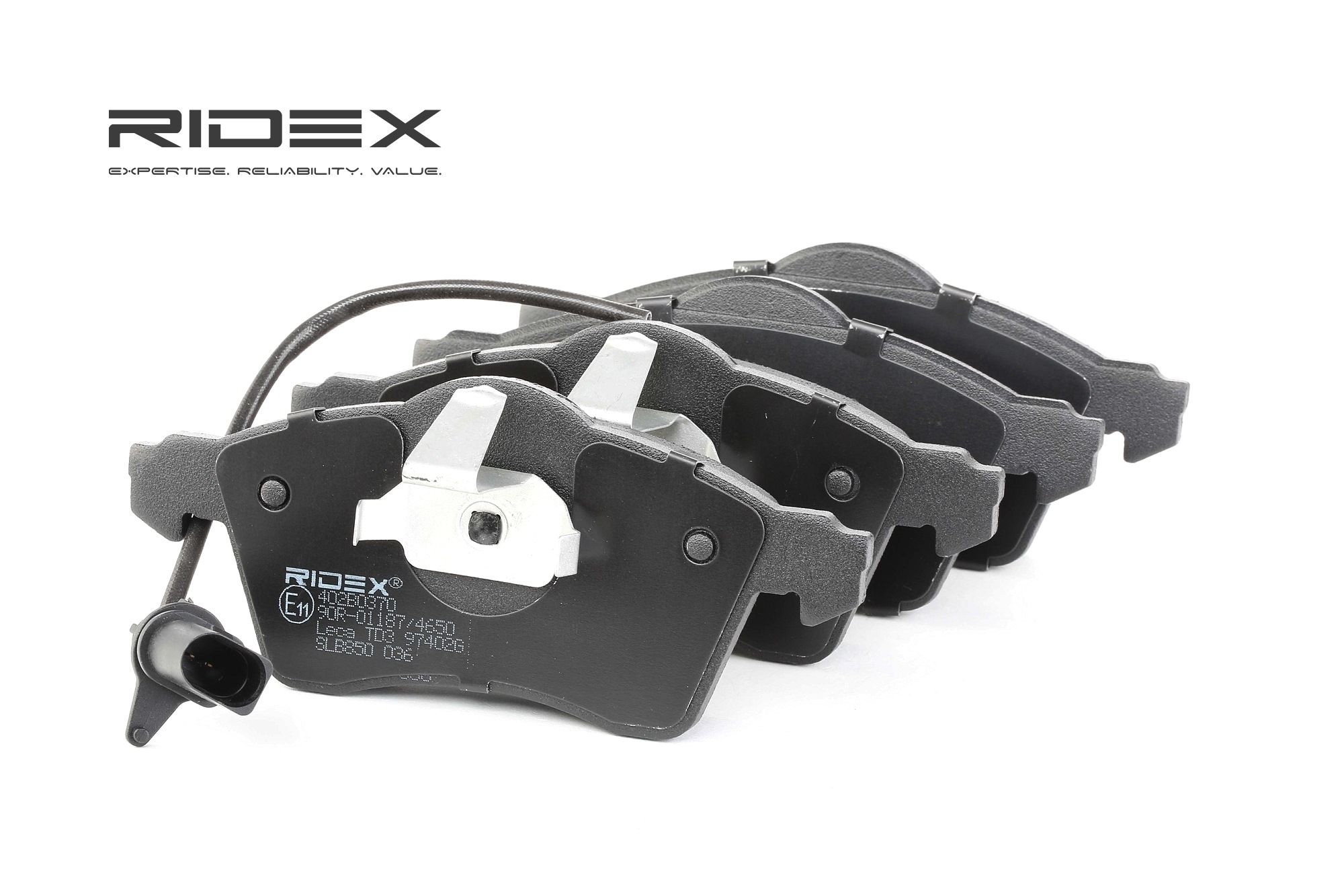 RIDEX Plaquettes De Frein 402B0370 Jeu De Plaquettes De Frein,Jeu de plaquettes de frein, frein à di