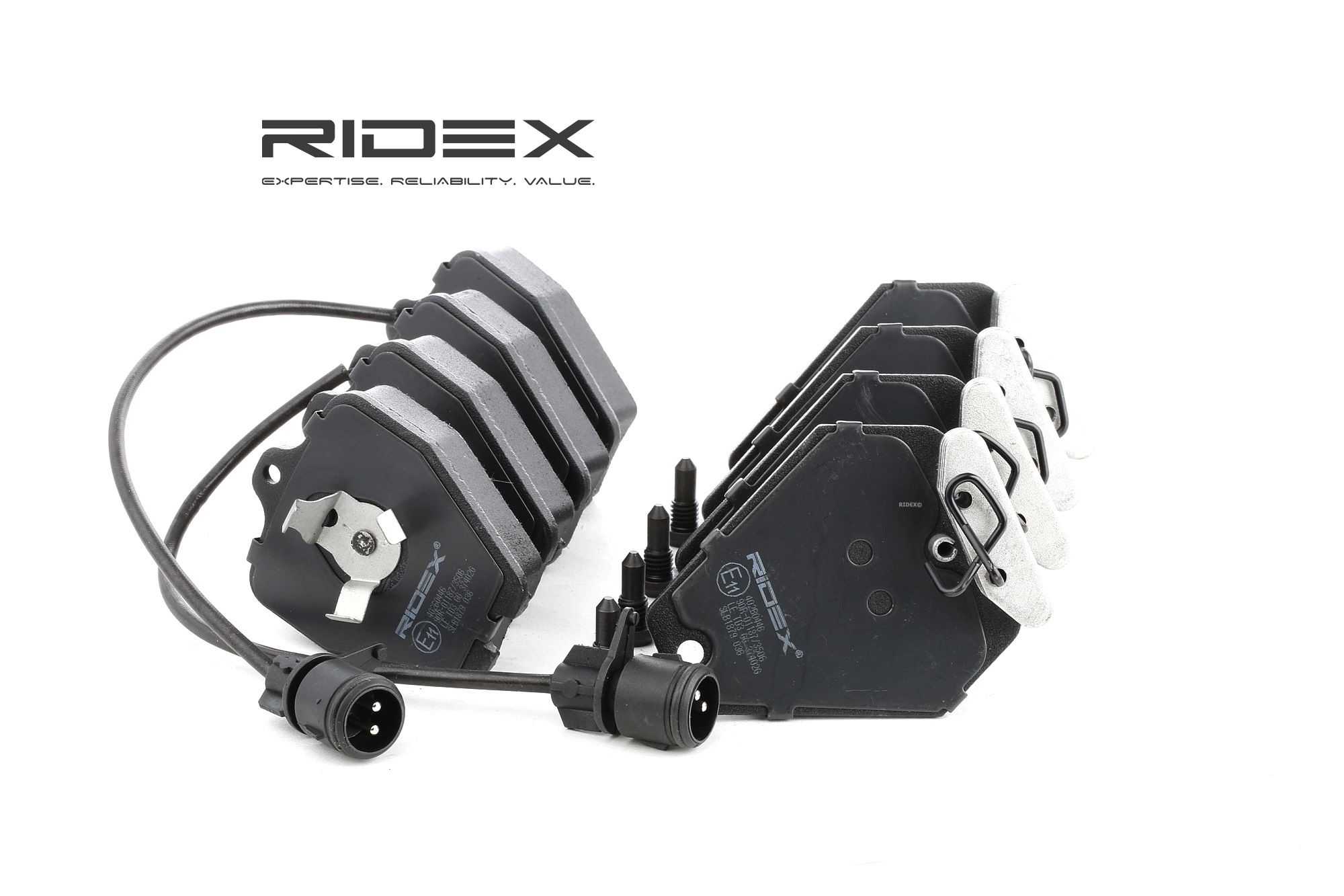 RIDEX Plaquettes De Frein 402B0446 Jeu De Plaquettes De Frein,Jeu de plaquettes de frein, frein à di