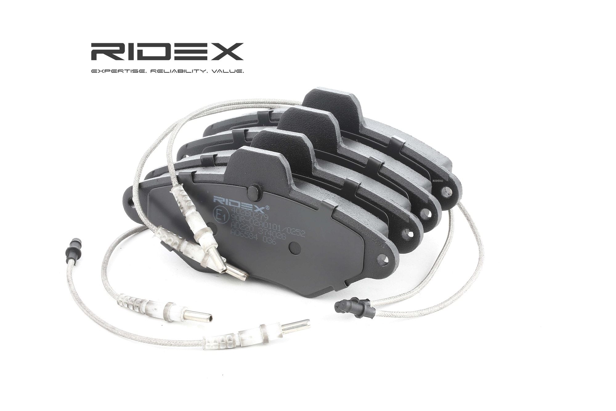 RIDEX Plaquettes De Frein 402B0279 Jeu De Plaquettes De Frein,Jeu de plaquettes de frein, frein à di