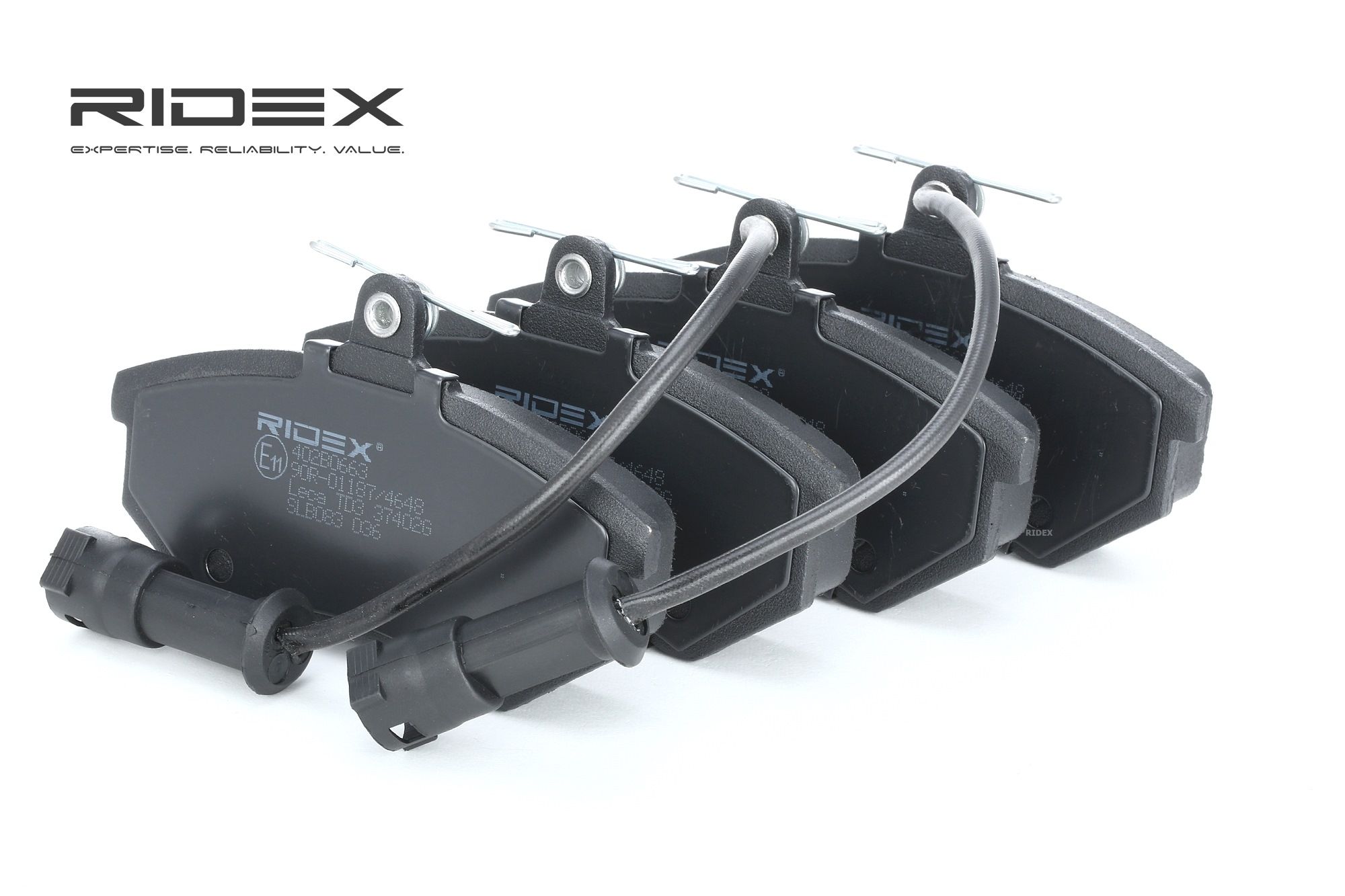RIDEX Plaquettes De Frein 402B0663 Jeu De Plaquettes De Frein,Jeu de plaquettes de frein, frein à di