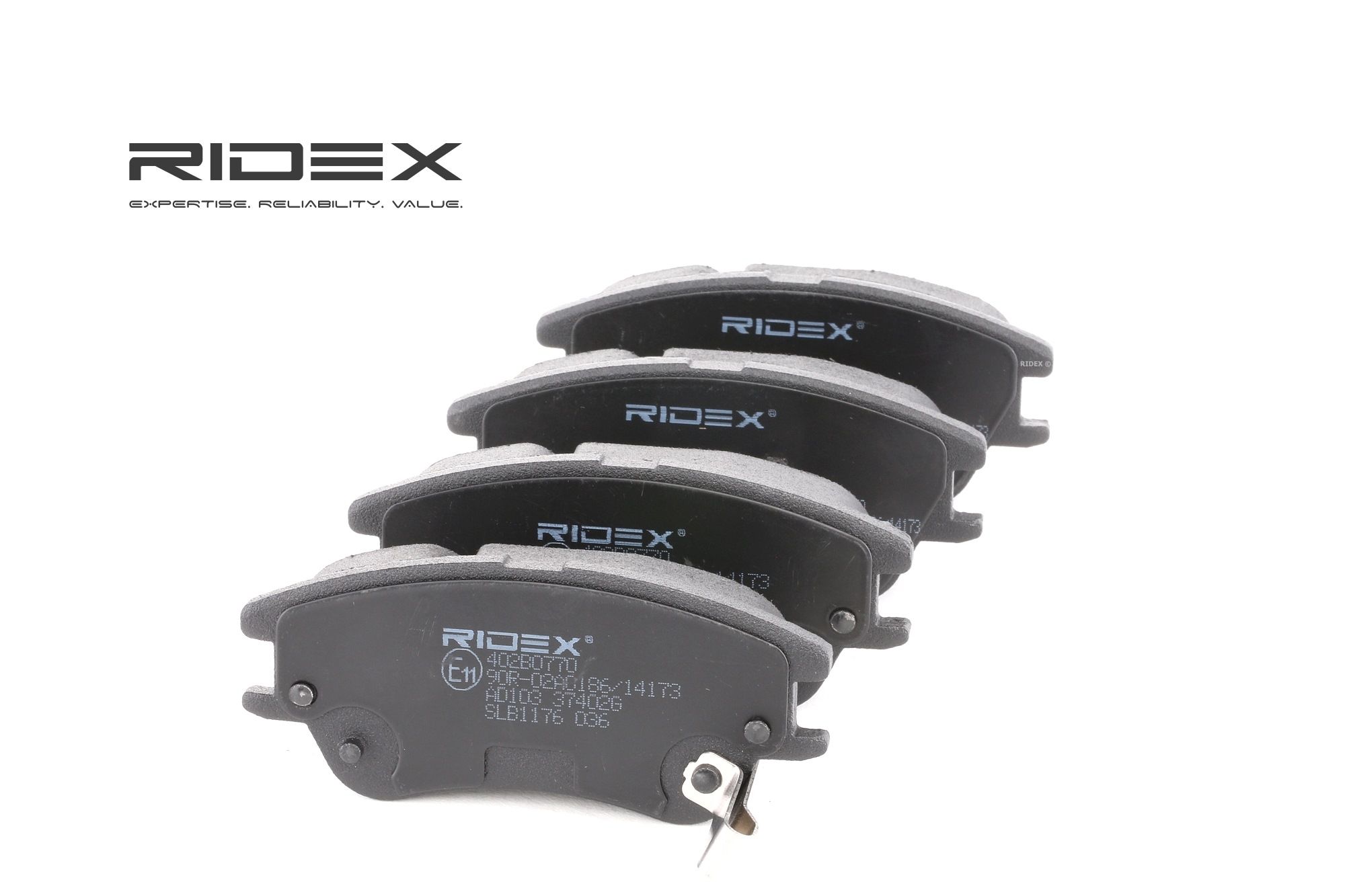 RIDEX Plaquettes De Frein 402B0770 Jeu De Plaquettes De Frein,Jeu de plaquettes de frein, frein à di