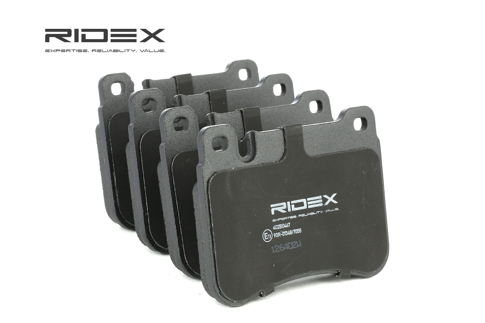 RIDEX Plaquettes De Frein 402B0467 Jeu De Plaquettes De Frein,Jeu de plaquettes de frein, frein à di