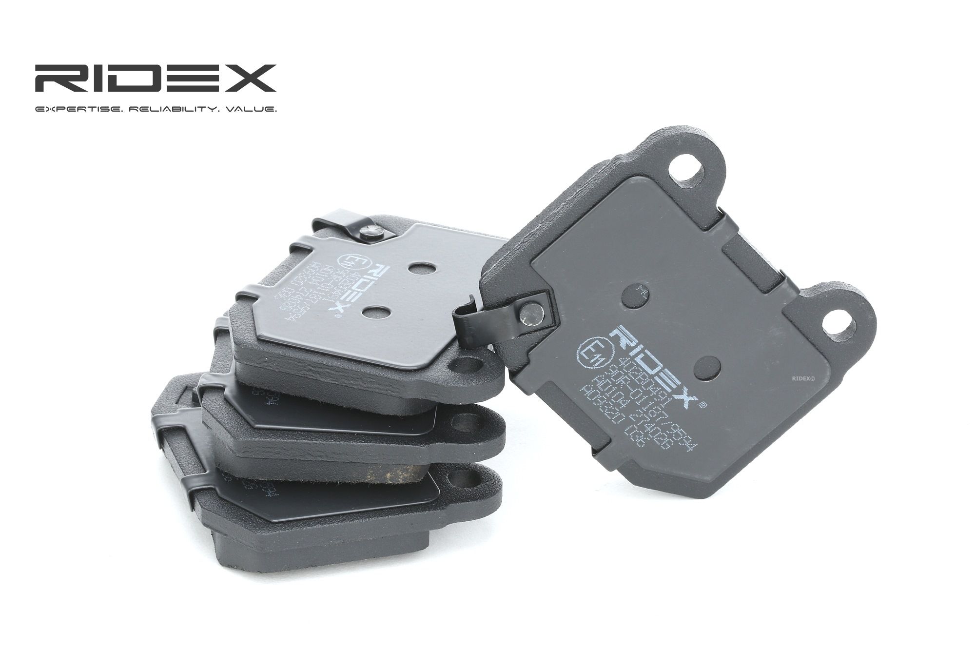 RIDEX Plaquettes De Frein 402B0491 Jeu De Plaquettes De Frein,Jeu de plaquettes de frein, frein à di