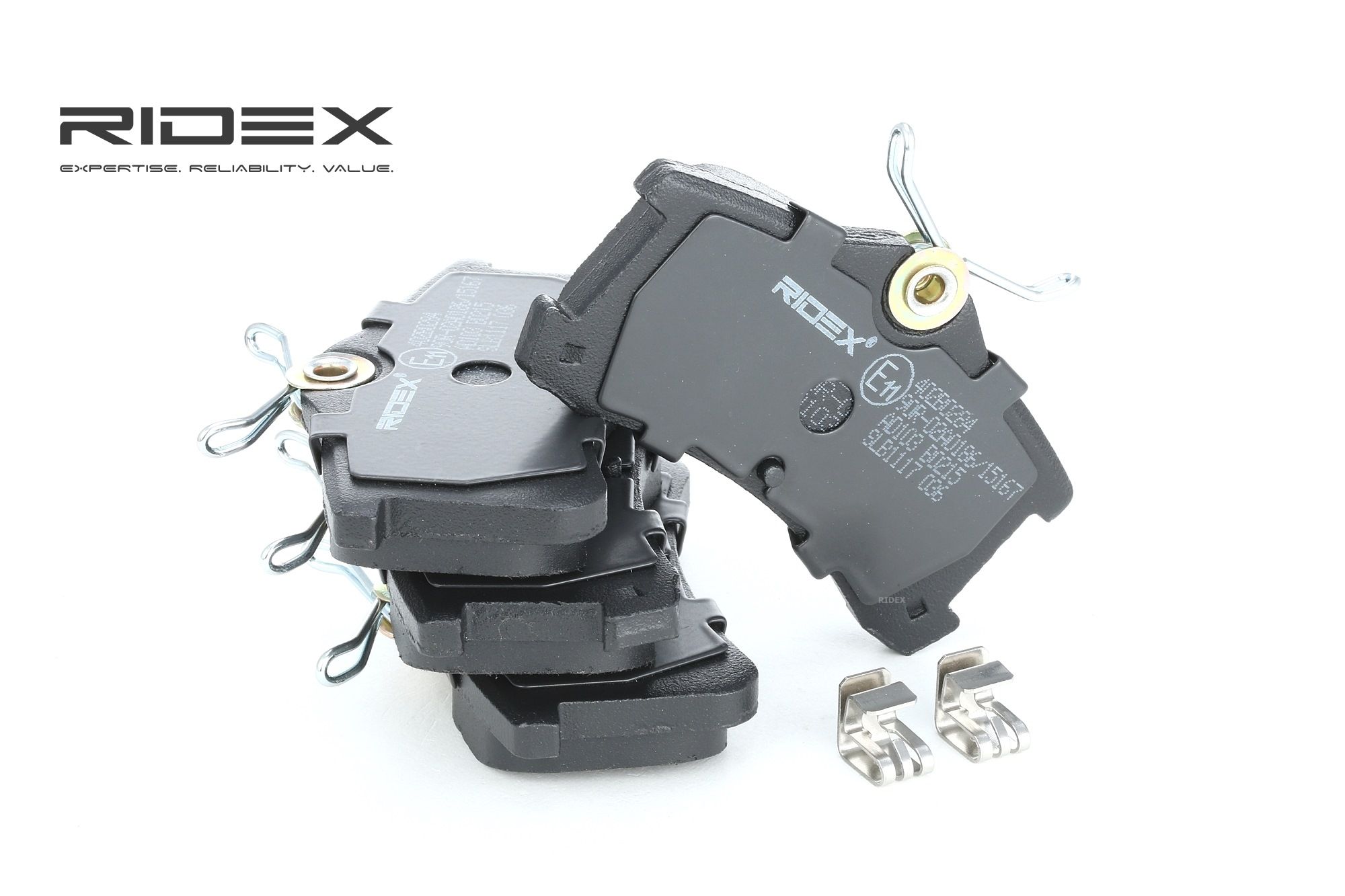 RIDEX Plaquettes De Frein 402B0284 Jeu De Plaquettes De Frein,Jeu de plaquettes de frein, frein à di