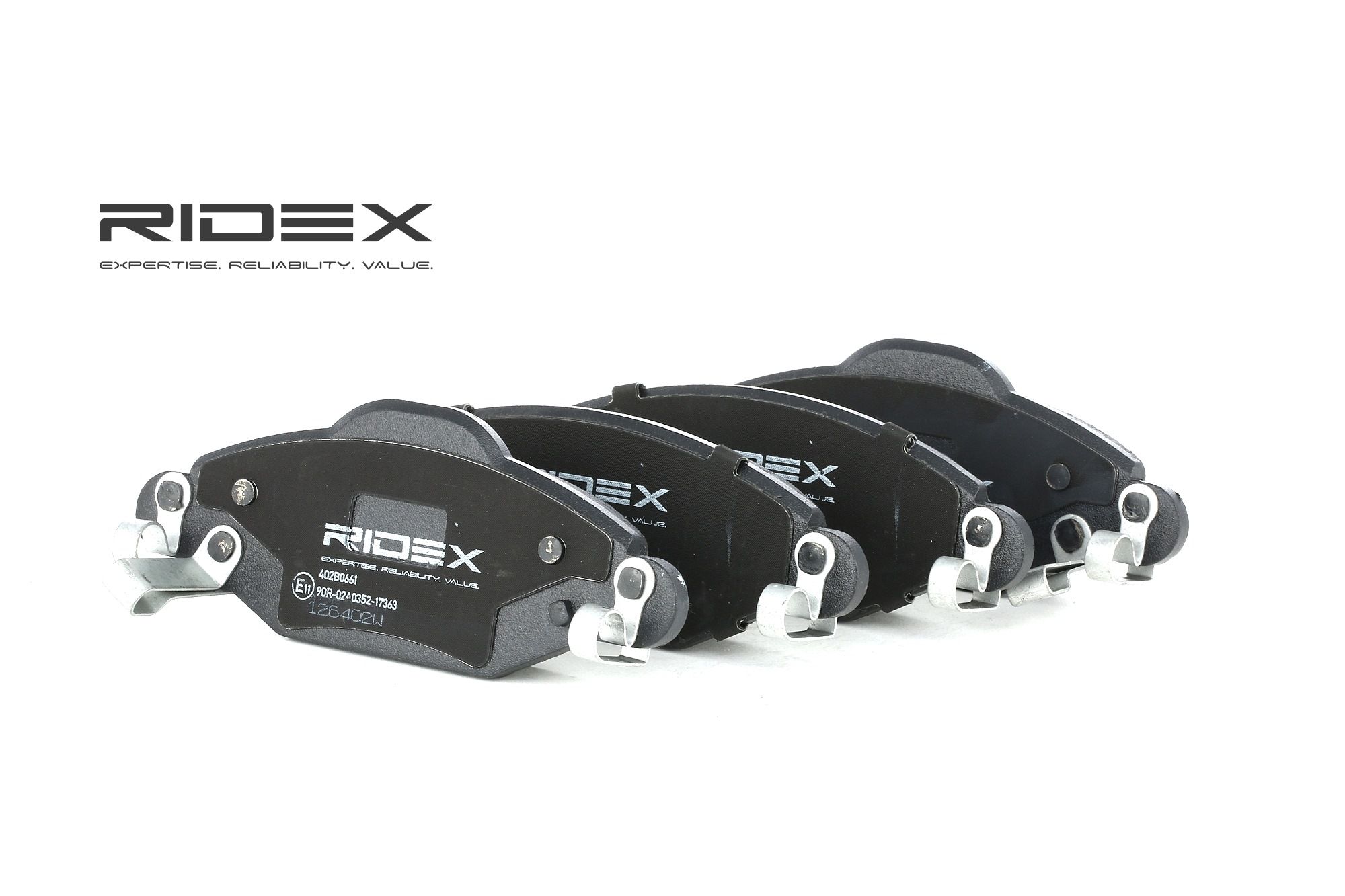 RIDEX Plaquettes De Frein 402B0661 Jeu De Plaquettes De Frein,Jeu de plaquettes de frein, frein à di