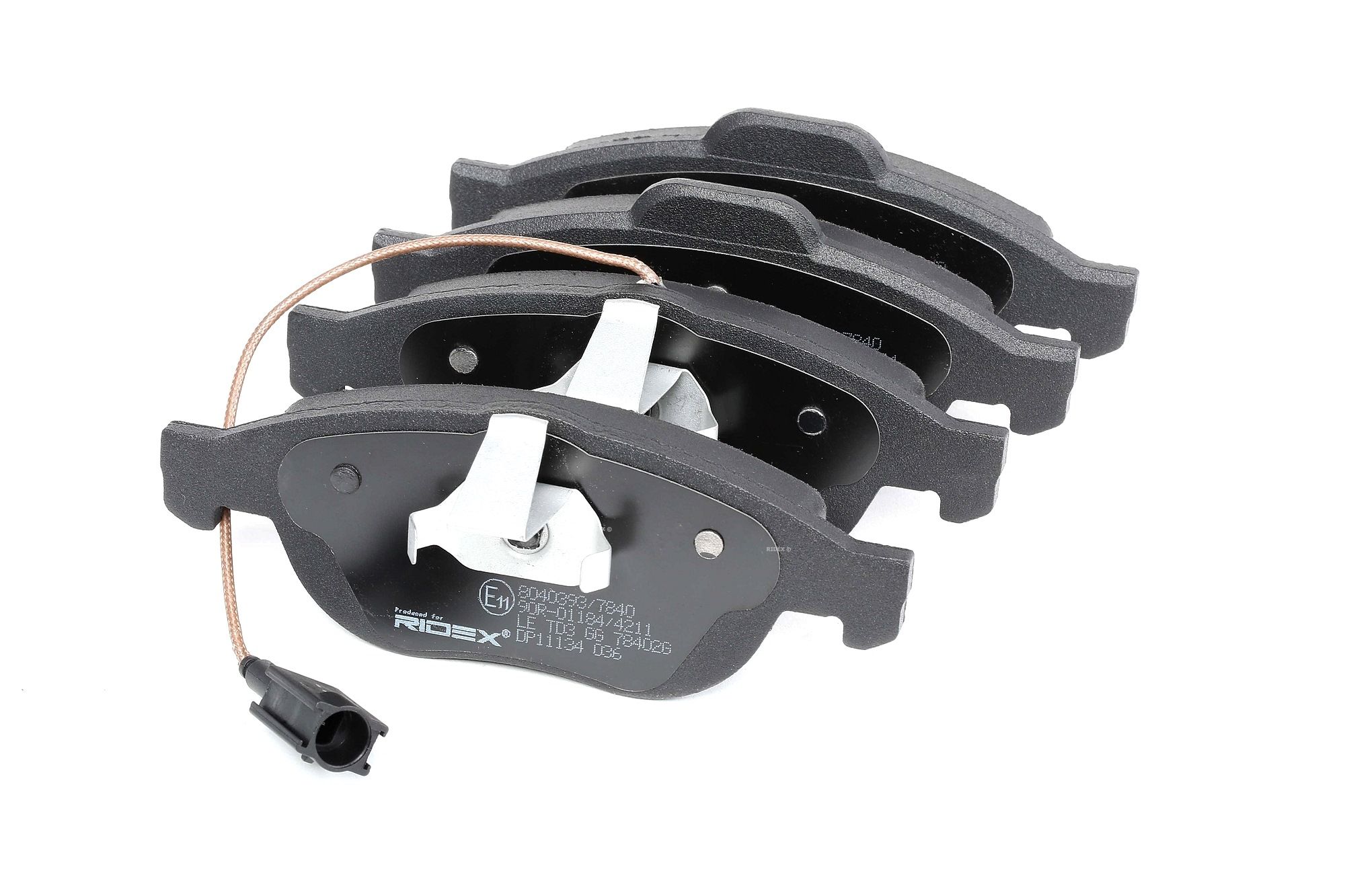 RIDEX Plaquettes De Frein 402B0535 Jeu De Plaquettes De Frein,Jeu de plaquettes de frein, frein à di