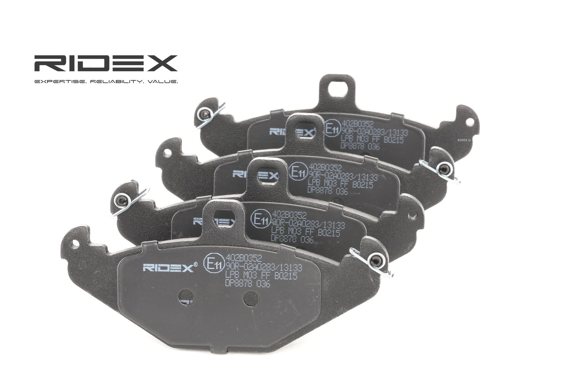 RIDEX Plaquettes De Frein 402B0352 Jeu De Plaquettes De Frein,Jeu de plaquettes de frein, frein à di