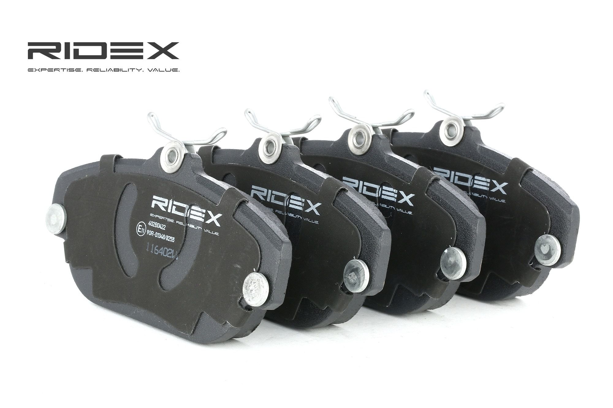 RIDEX Plaquettes De Frein 402B0422 Jeu De Plaquettes De Frein,Jeu de plaquettes de frein, frein à di