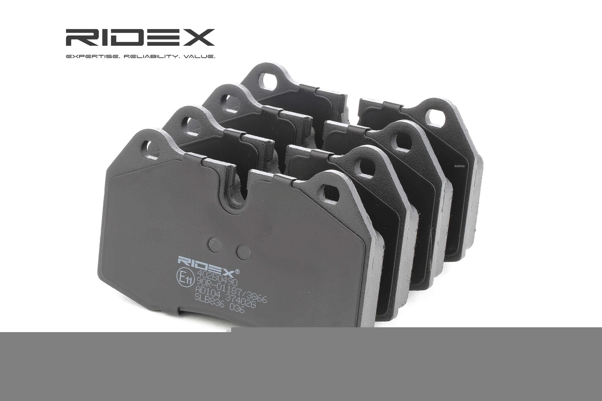 RIDEX Plaquettes De Frein 402B0490 Jeu De Plaquettes De Frein,Jeu de plaquettes de frein, frein à di