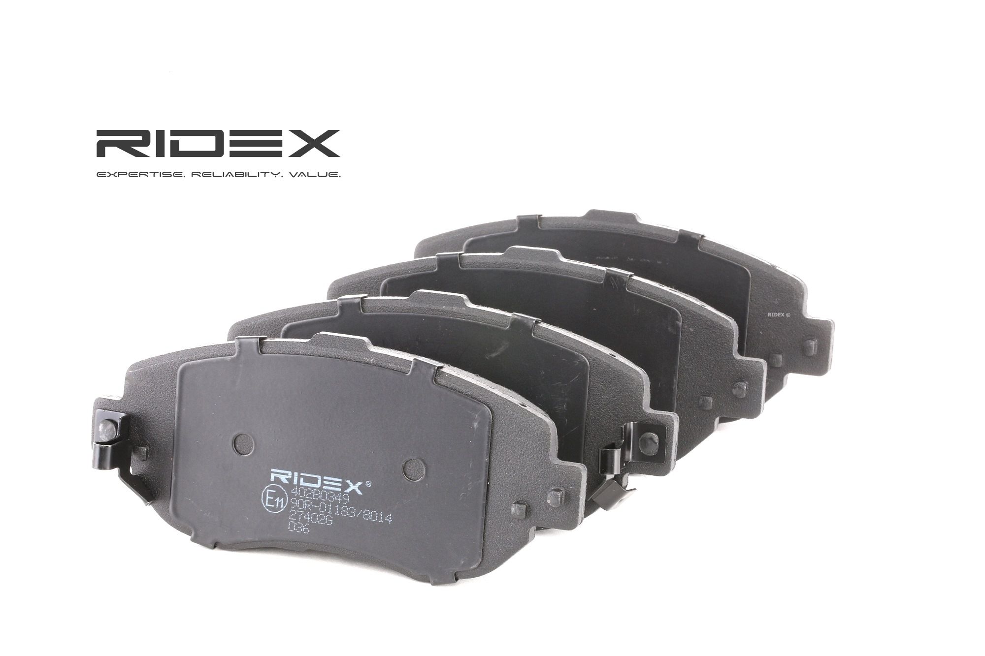 RIDEX Plaquettes De Frein 402B0349 Jeu De Plaquettes De Frein,Jeu de plaquettes de frein, frein à di