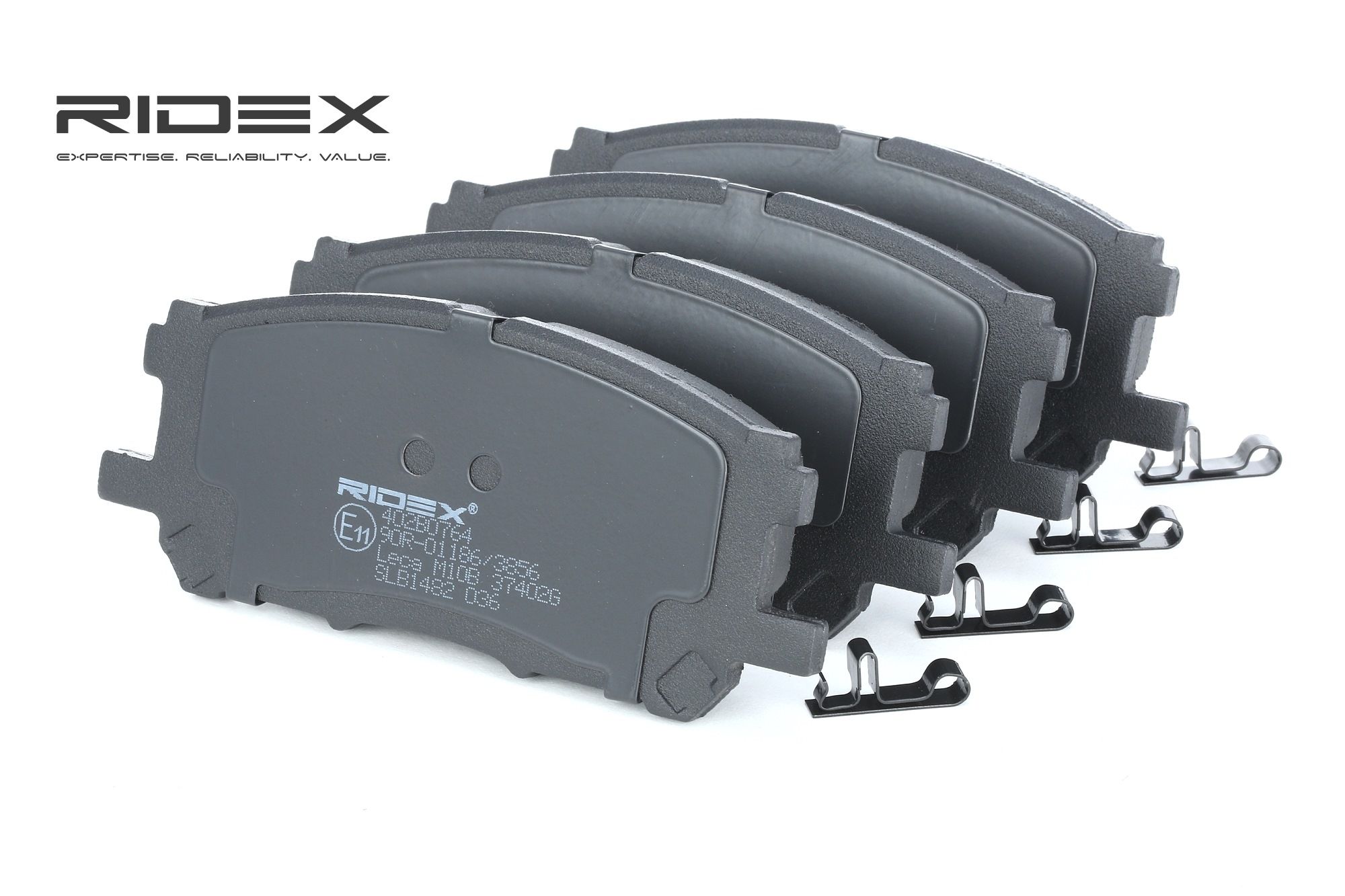 RIDEX Plaquettes De Frein 402B0764 Jeu De Plaquettes De Frein,Jeu de plaquettes de frein, frein à di