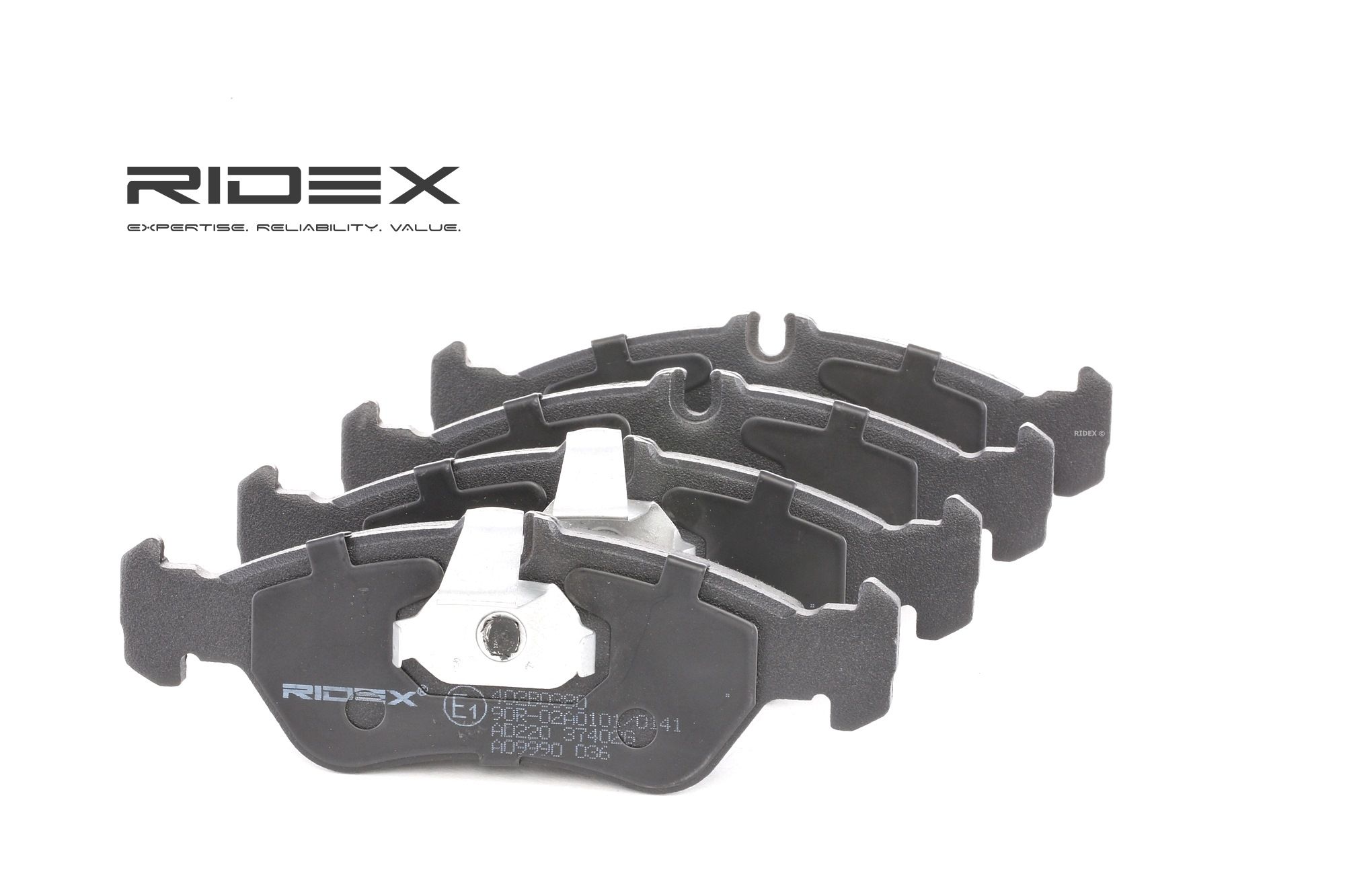 RIDEX Plaquettes De Frein 402B0380 Jeu De Plaquettes De Frein,Jeu de plaquettes de frein, frein à di