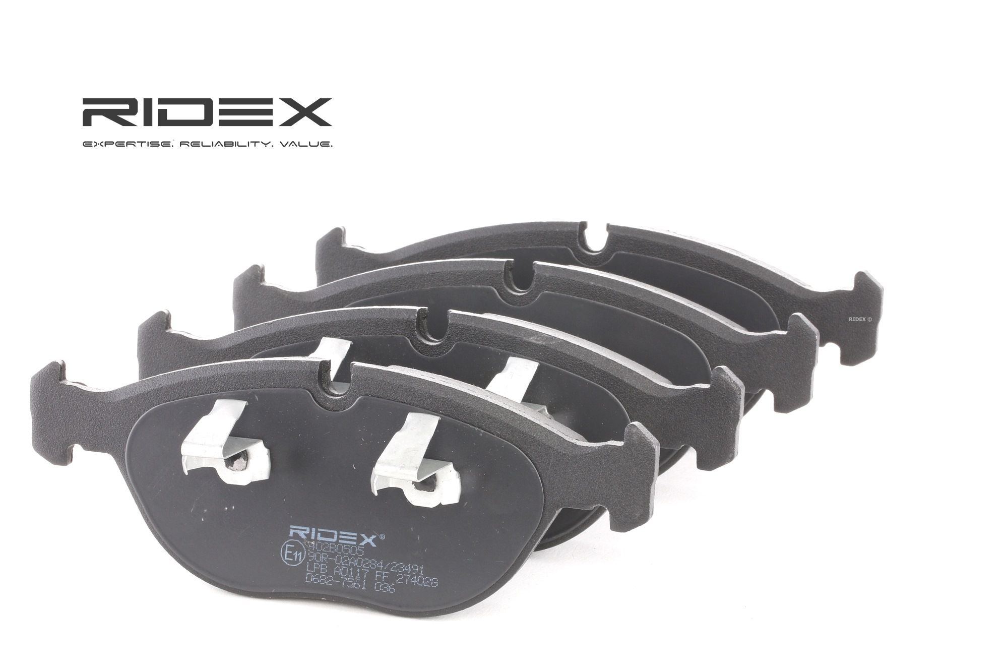 RIDEX Plaquettes De Frein 402B0505 Jeu De Plaquettes De Frein,Jeu de plaquettes de frein, frein à di