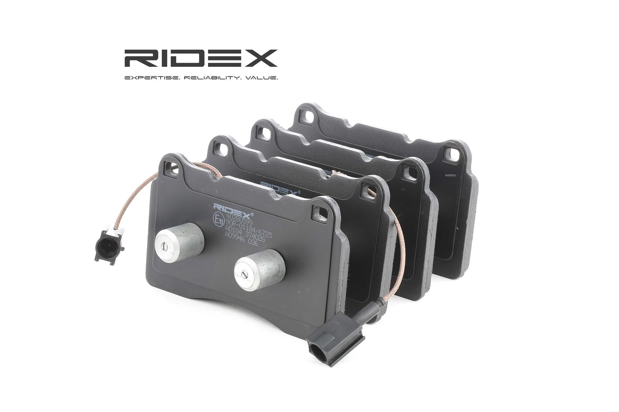 RIDEX Plaquettes De Frein 402B0599 Jeu De Plaquettes De Frein,Jeu de plaquettes de frein, frein à di