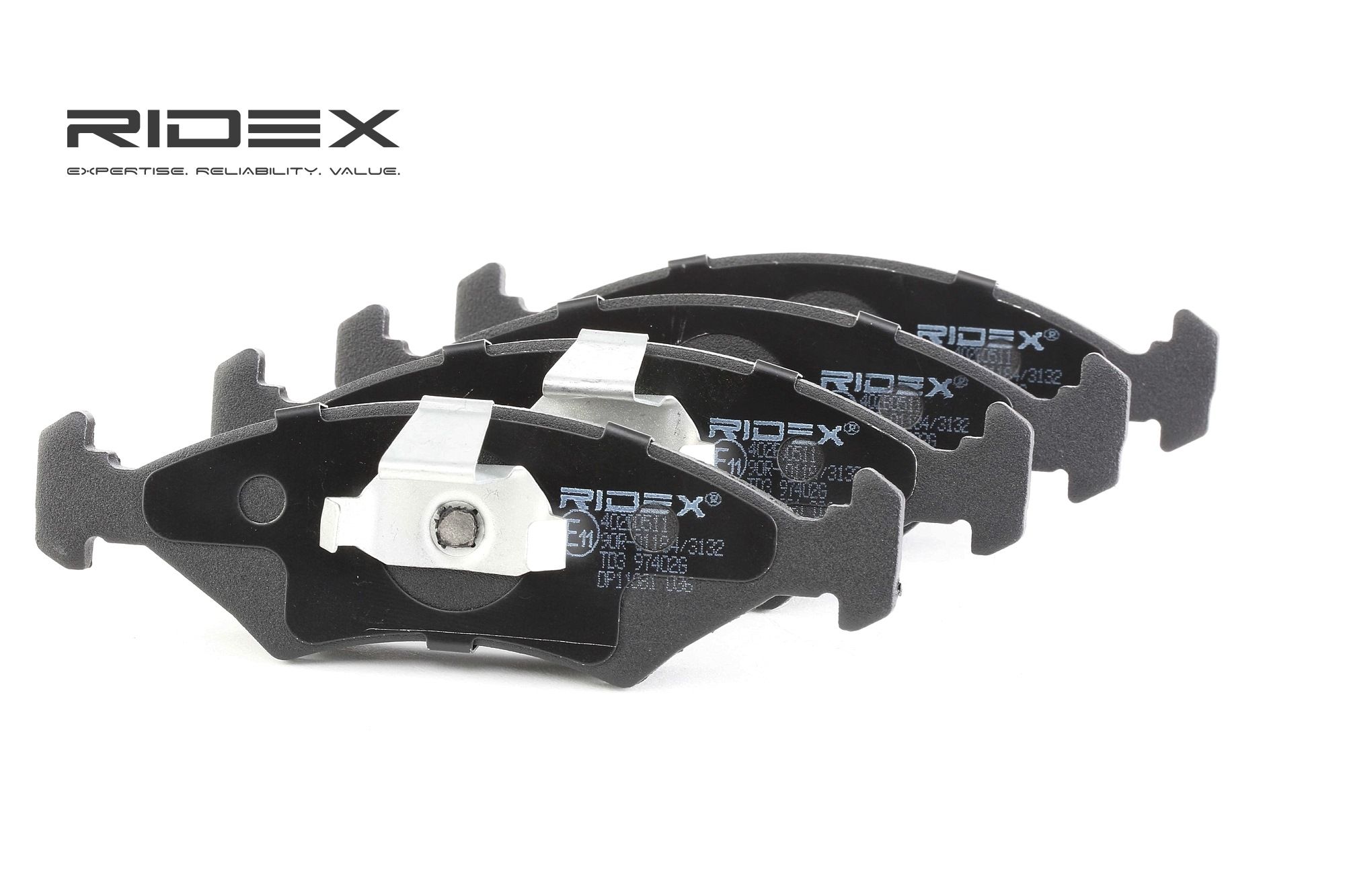 RIDEX Plaquettes De Frein 402B0511 Jeu De Plaquettes De Frein,Jeu de plaquettes de frein, frein à di