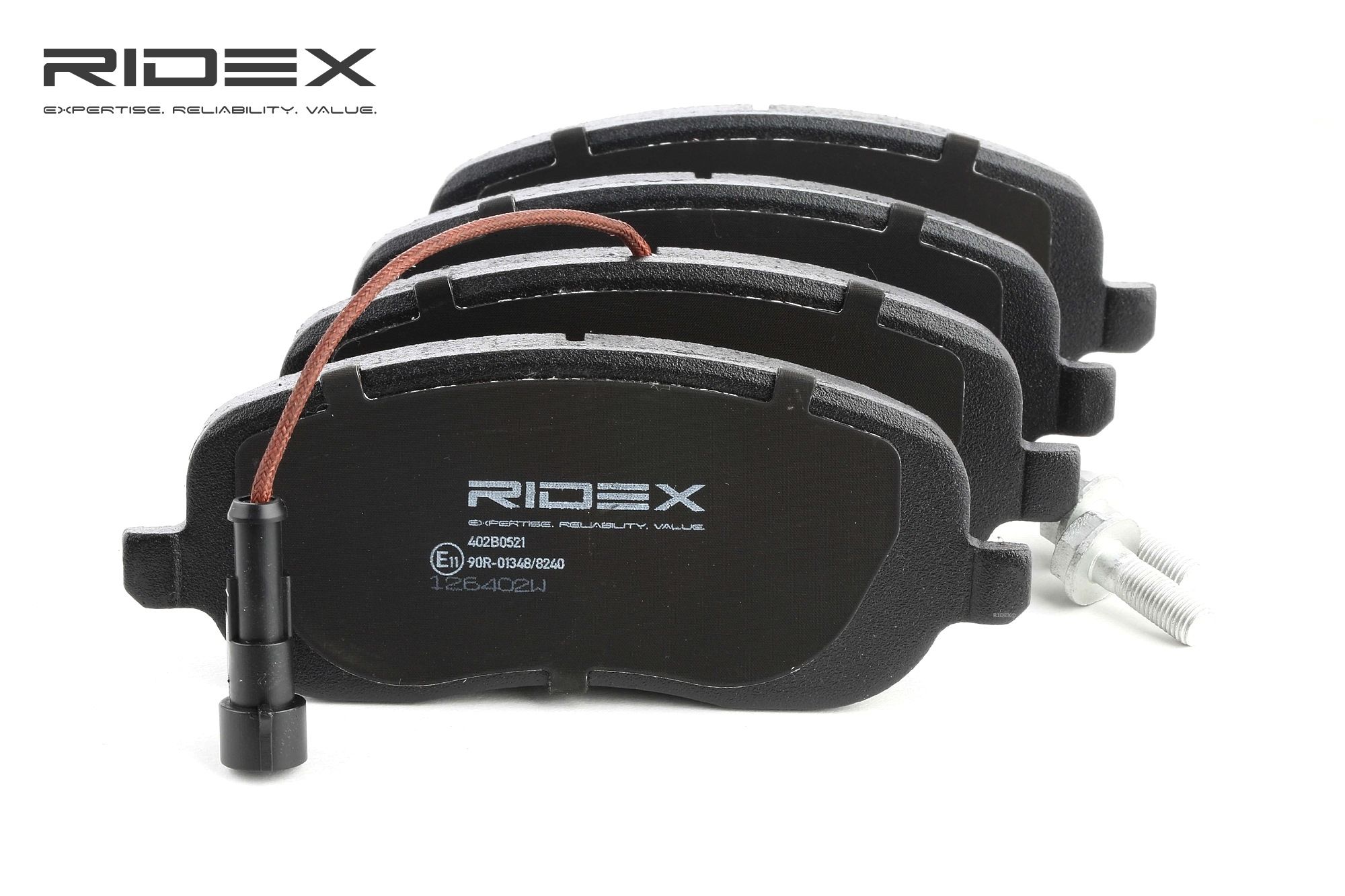 RIDEX Plaquettes De Frein 402B0521 Jeu De Plaquettes De Frein,Jeu de plaquettes de frein, frein à di