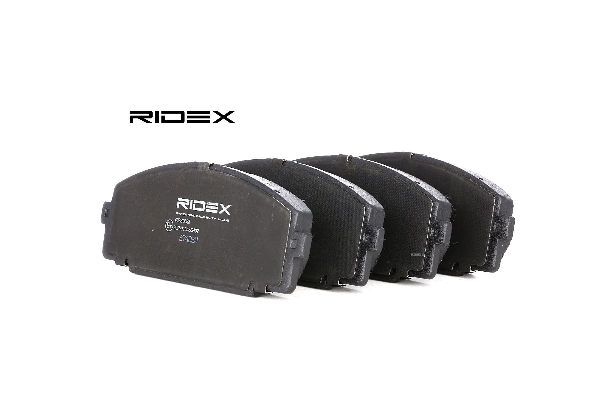 RIDEX Plaquettes De Frein 402B0653 Jeu De Plaquettes De Frein,Jeu de plaquettes de frein, frein à di