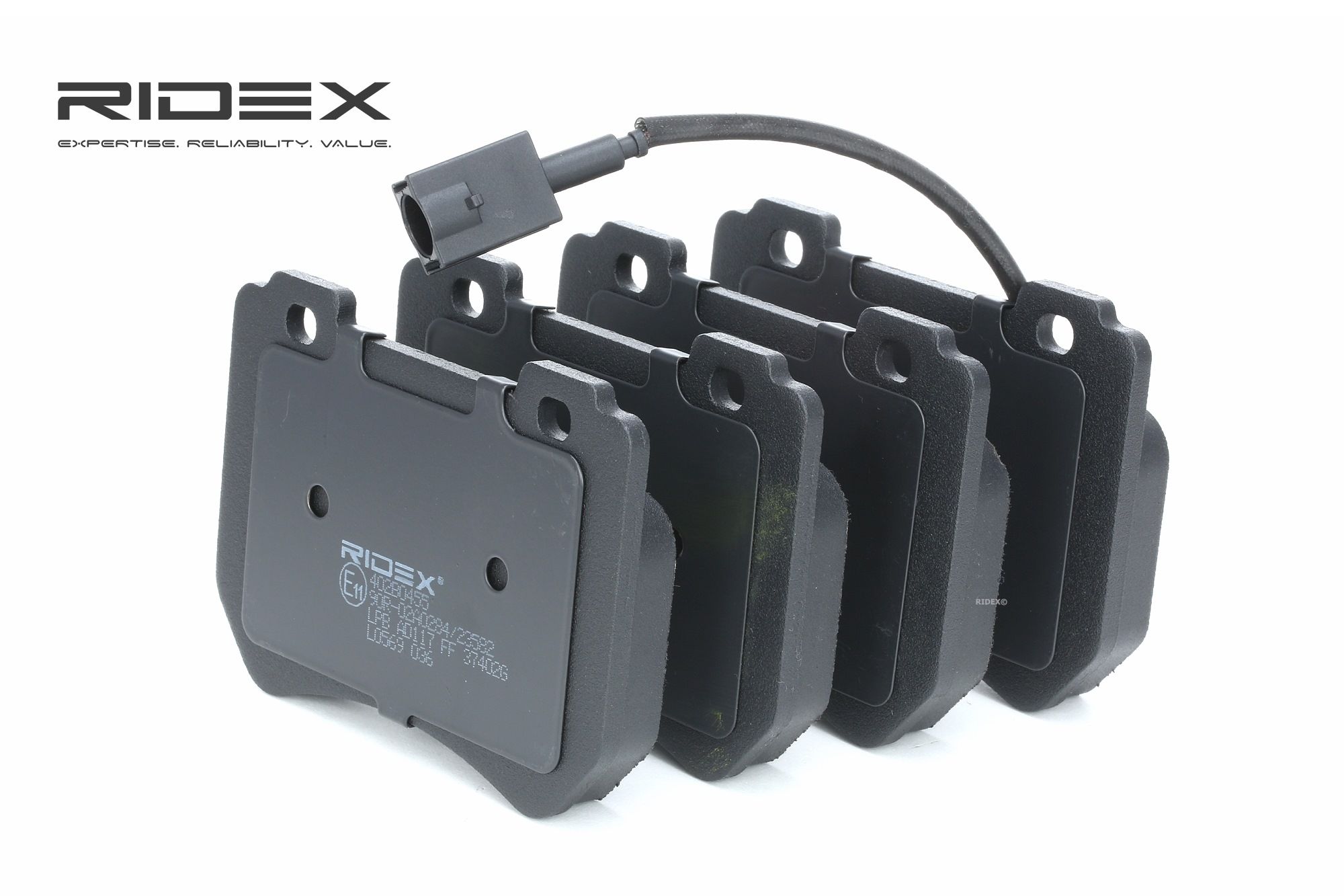 RIDEX Plaquettes De Frein 402B0455 Jeu De Plaquettes De Frein,Jeu de plaquettes de frein, frein à di