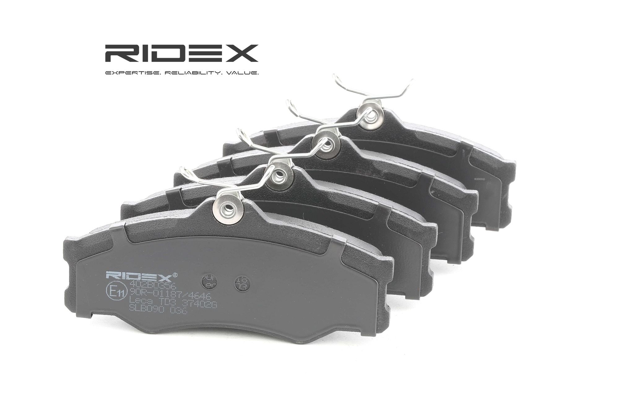 RIDEX Plaquettes De Frein 402B0356 Jeu De Plaquettes De Frein,Jeu de plaquettes de frein, frein à di