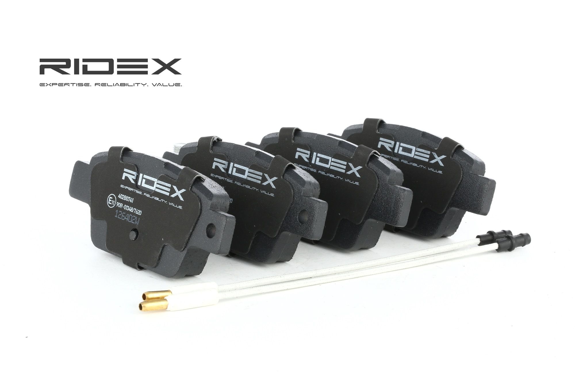 RIDEX Plaquettes De Frein 402B0741 Jeu De Plaquettes De Frein,Jeu de plaquettes de frein, frein à di
