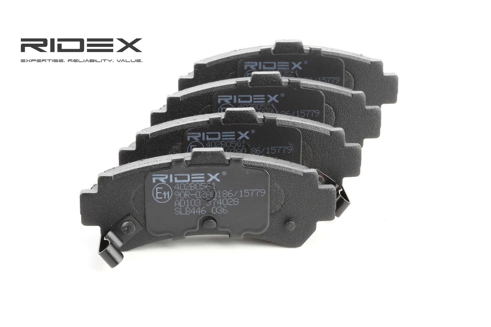 RIDEX Plaquettes De Frein 402B0561 Jeu De Plaquettes De Frein,Jeu de plaquettes de frein, frein à di