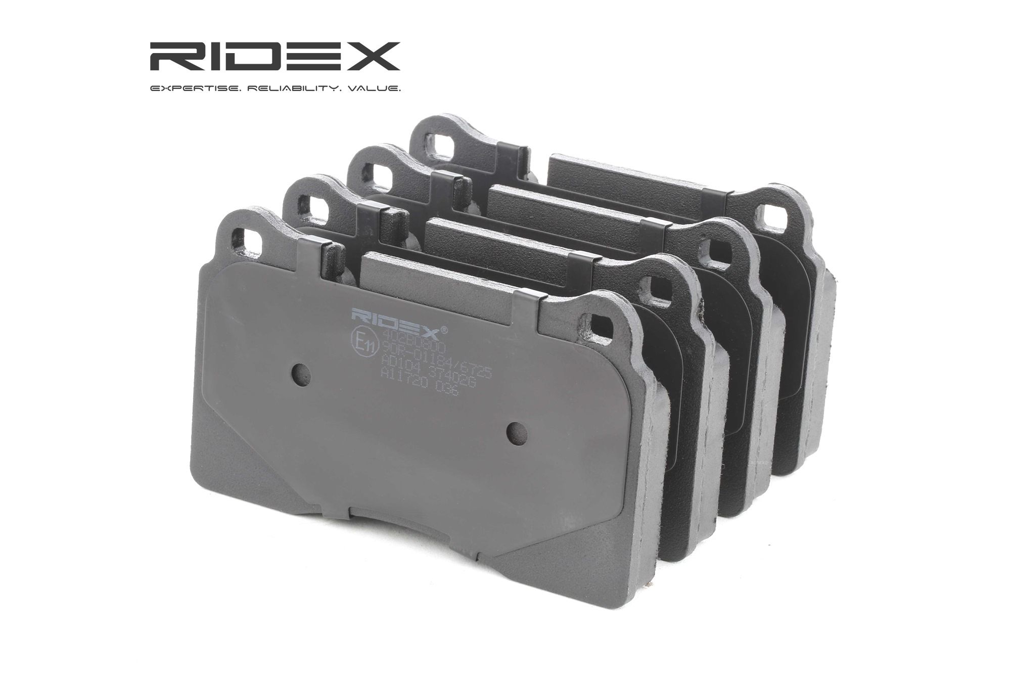 RIDEX Plaquettes De Frein 402B0800 Jeu De Plaquettes De Frein,Jeu de plaquettes de frein, frein à di